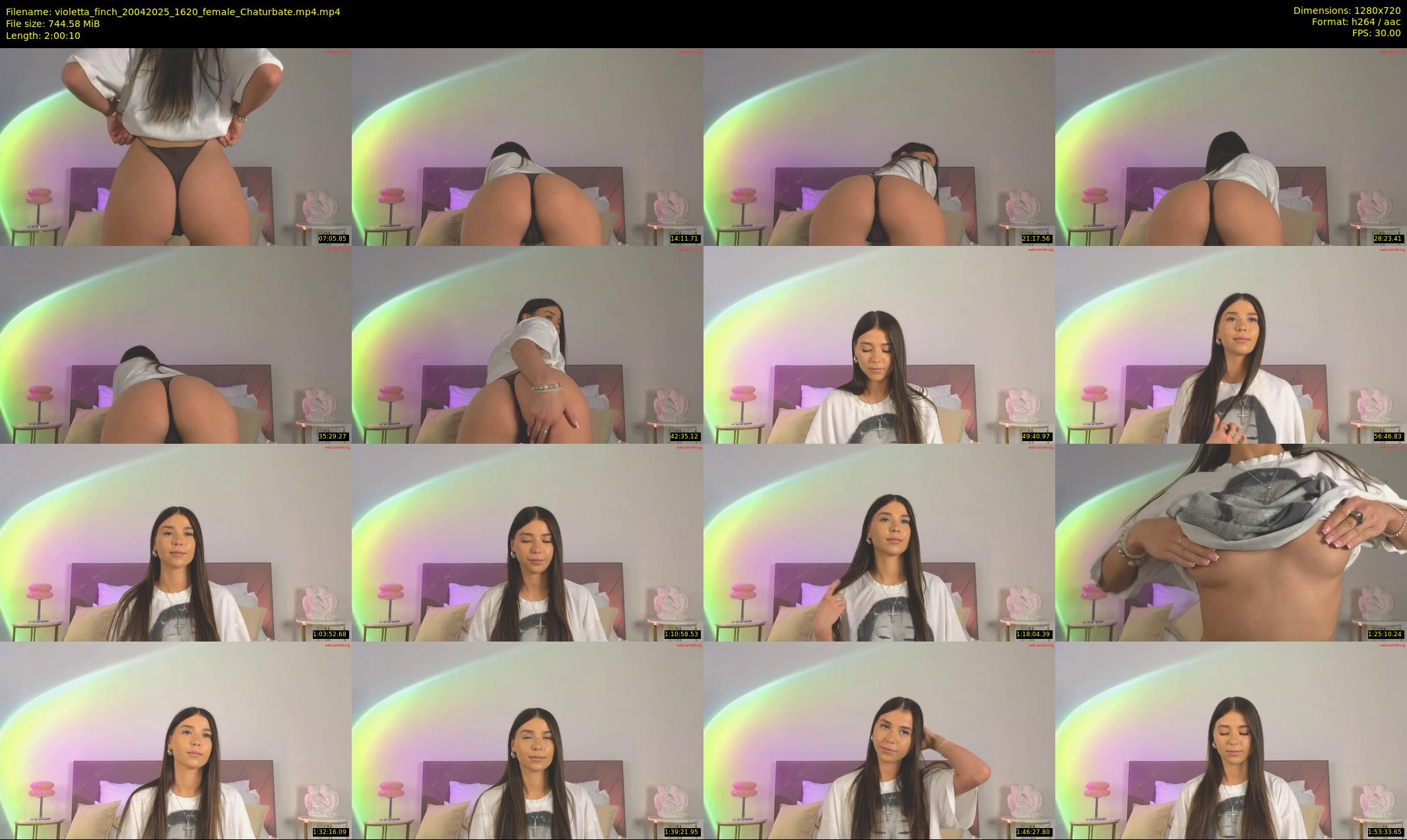 violetta_finch — 121 minute Chaturbate female cam show recording, 720p, Apr 20, 2025