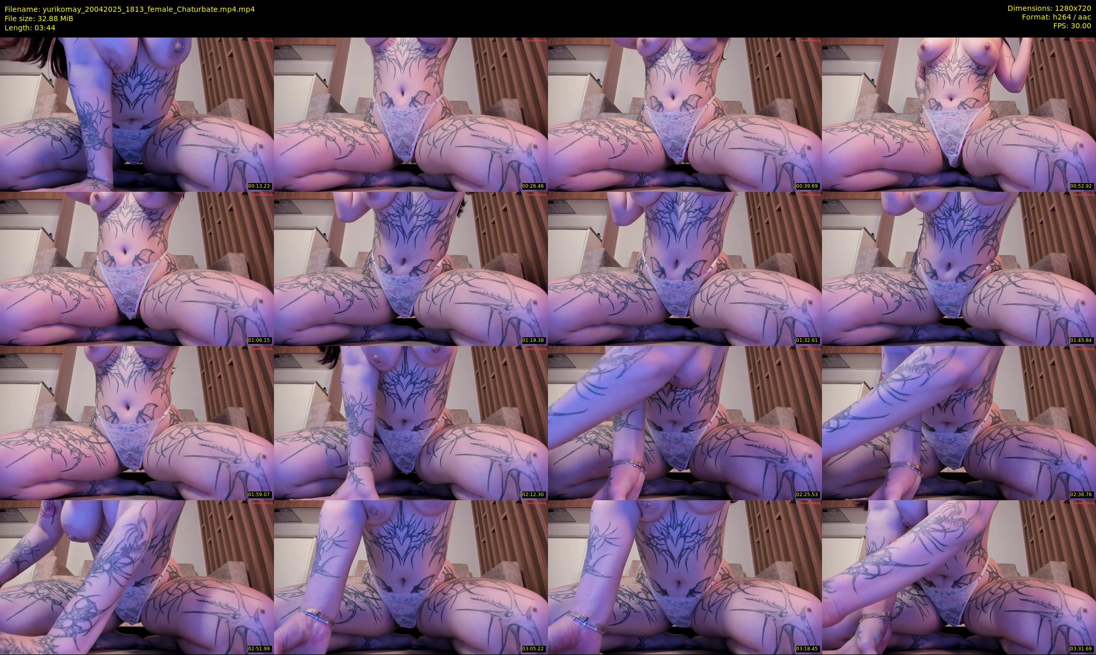 yurikomay — 4 minute Chaturbate female cam show recording, 720p, Apr 20, 2025
