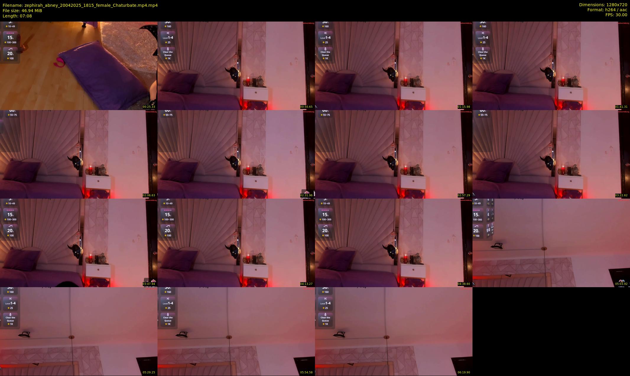 zephirah_abney — 8 minute Chaturbate female cam show recording, 720p, Apr 20, 2025