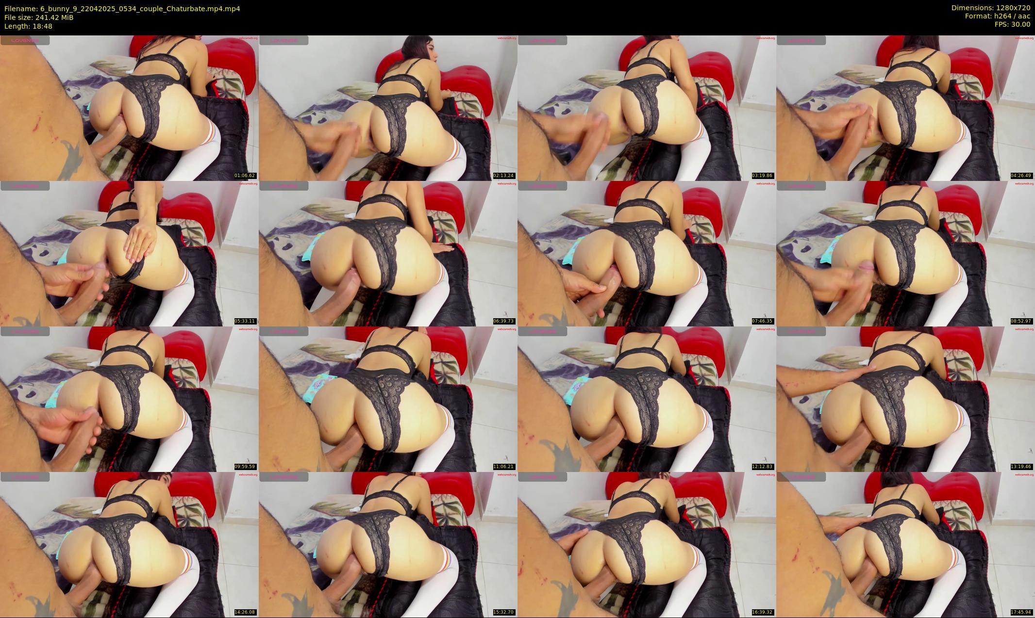 6_bunny_9 — 19 minute Chaturbate couple cam show recording, 720p, Apr 22, 2025