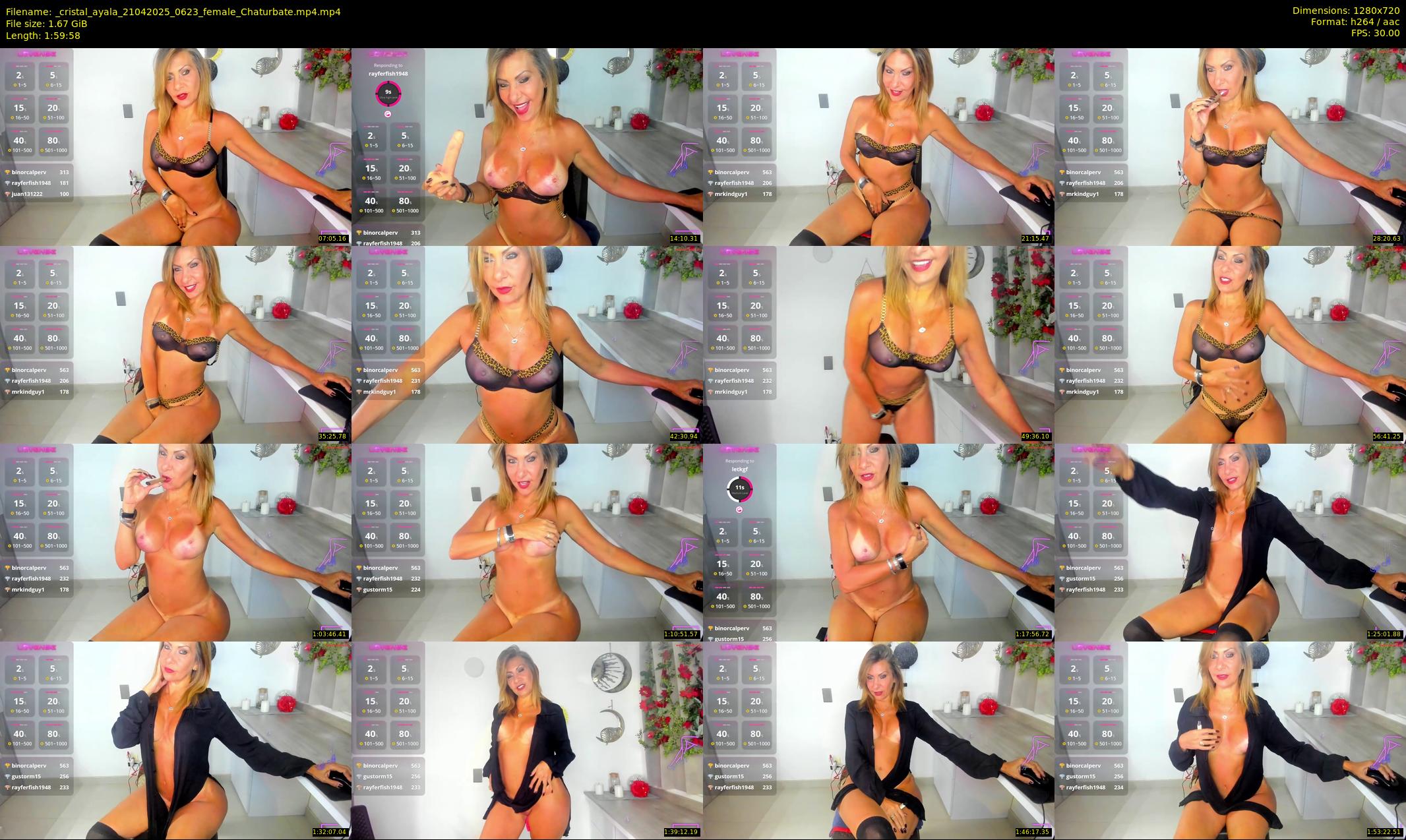 _cristal_ayala — 120 minute Chaturbate female cam show recording, 720p, Apr 21, 2025