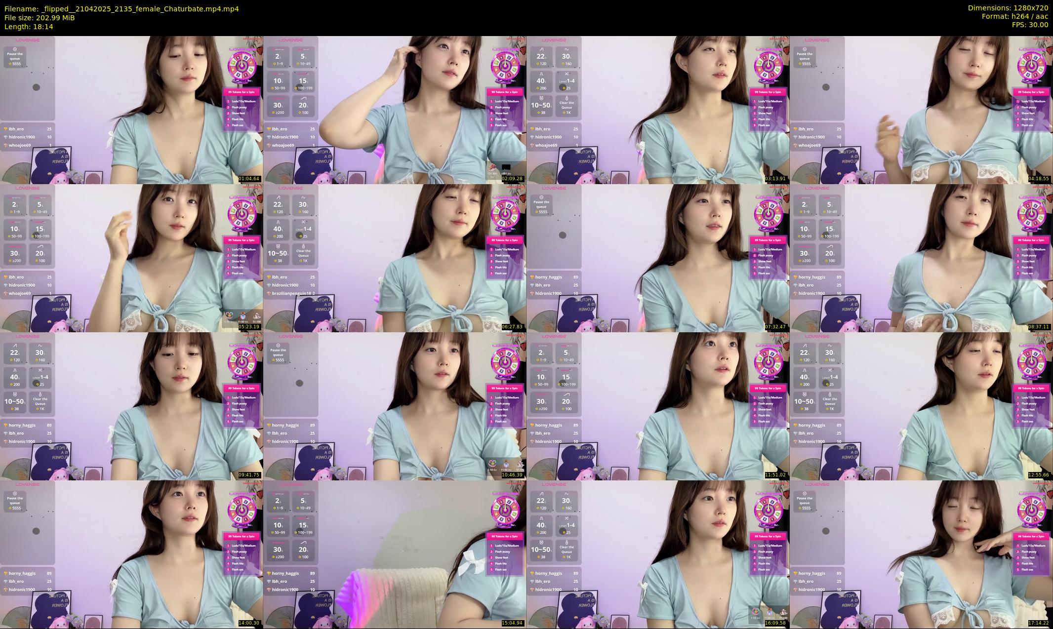 _flipped_ — 19 minute Chaturbate female cam show recording, 720p, Apr 21, 2025
