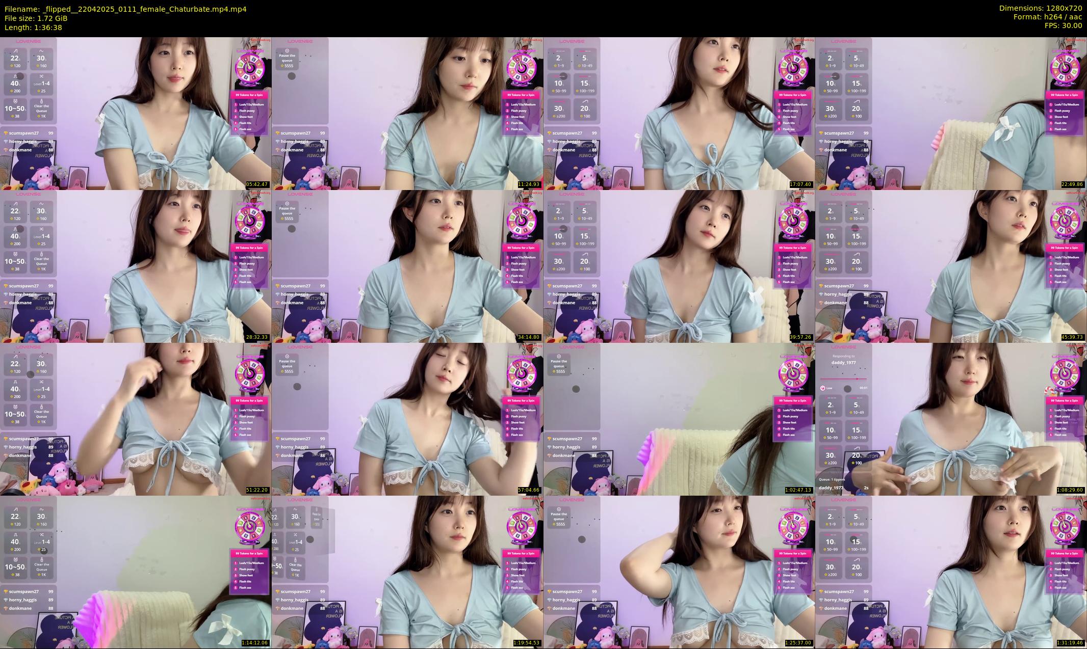 _flipped_ — 97 minute Chaturbate female cam show recording, 720p, Apr 22, 2025