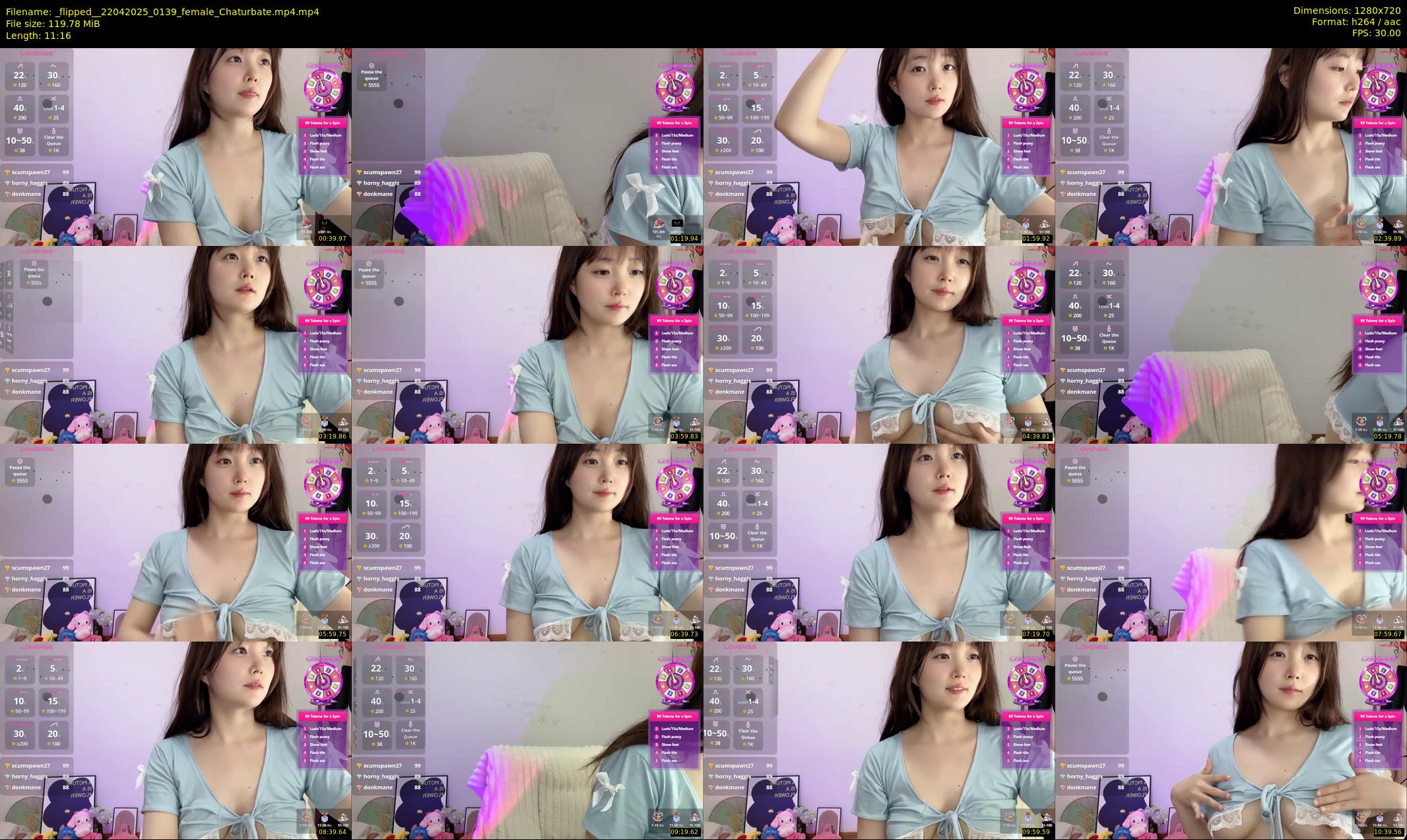_flipped_ — 12 minute Chaturbate female cam show recording, 720p, Apr 22, 2025
