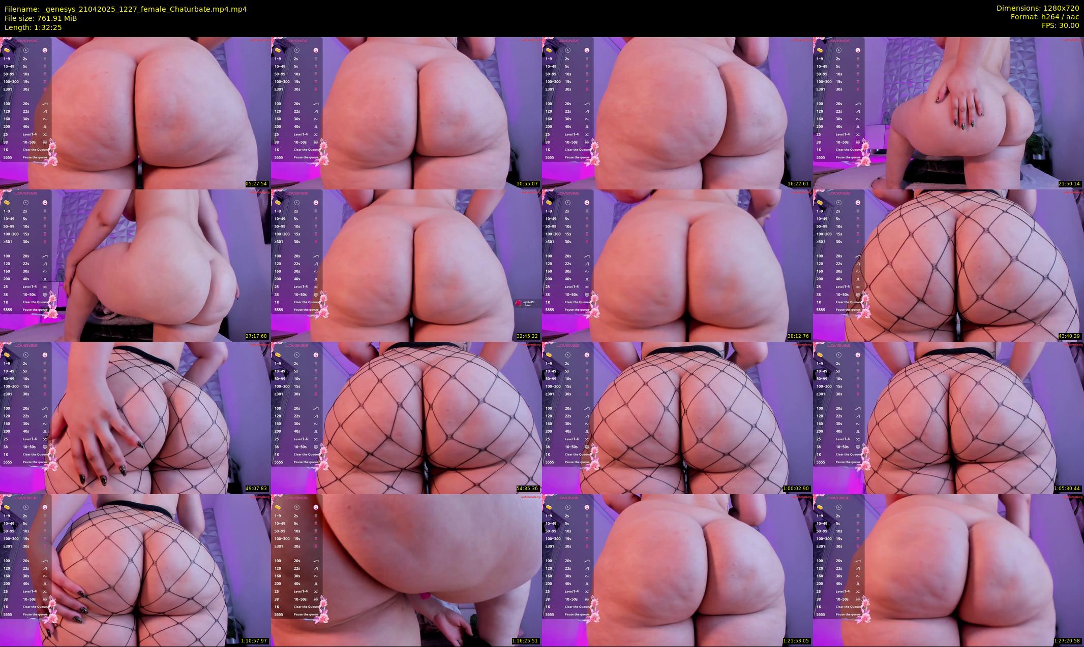 _genesys — 93 minute Chaturbate female cam show recording, 720p, Apr 21, 2025