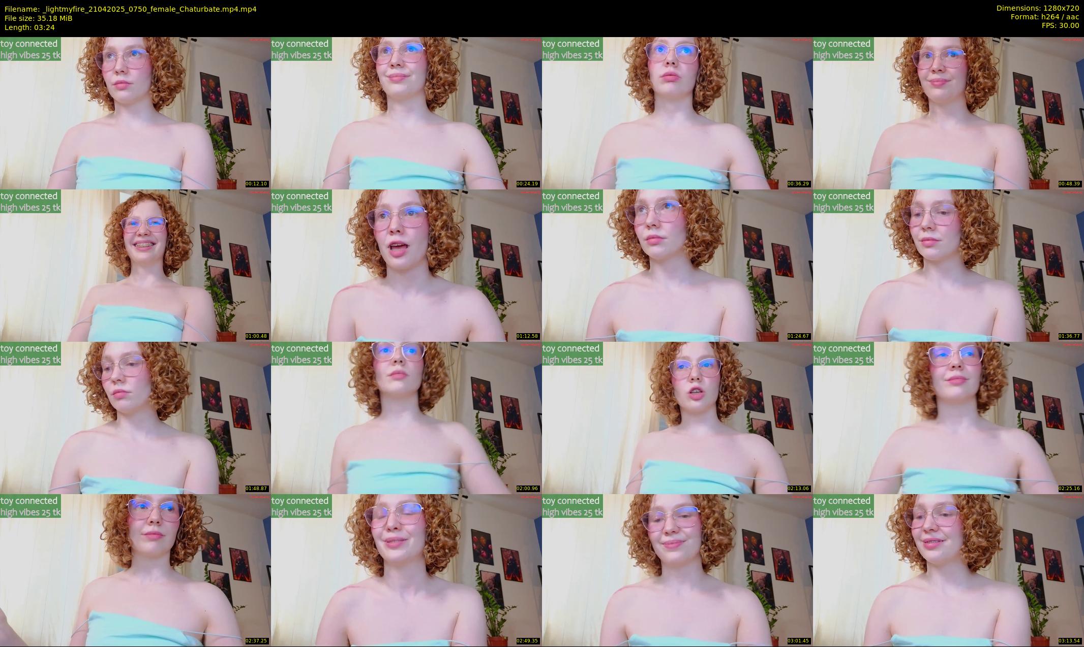 _lightmyfire — 4 minute Chaturbate female cam show recording, 720p, Apr 21, 2025