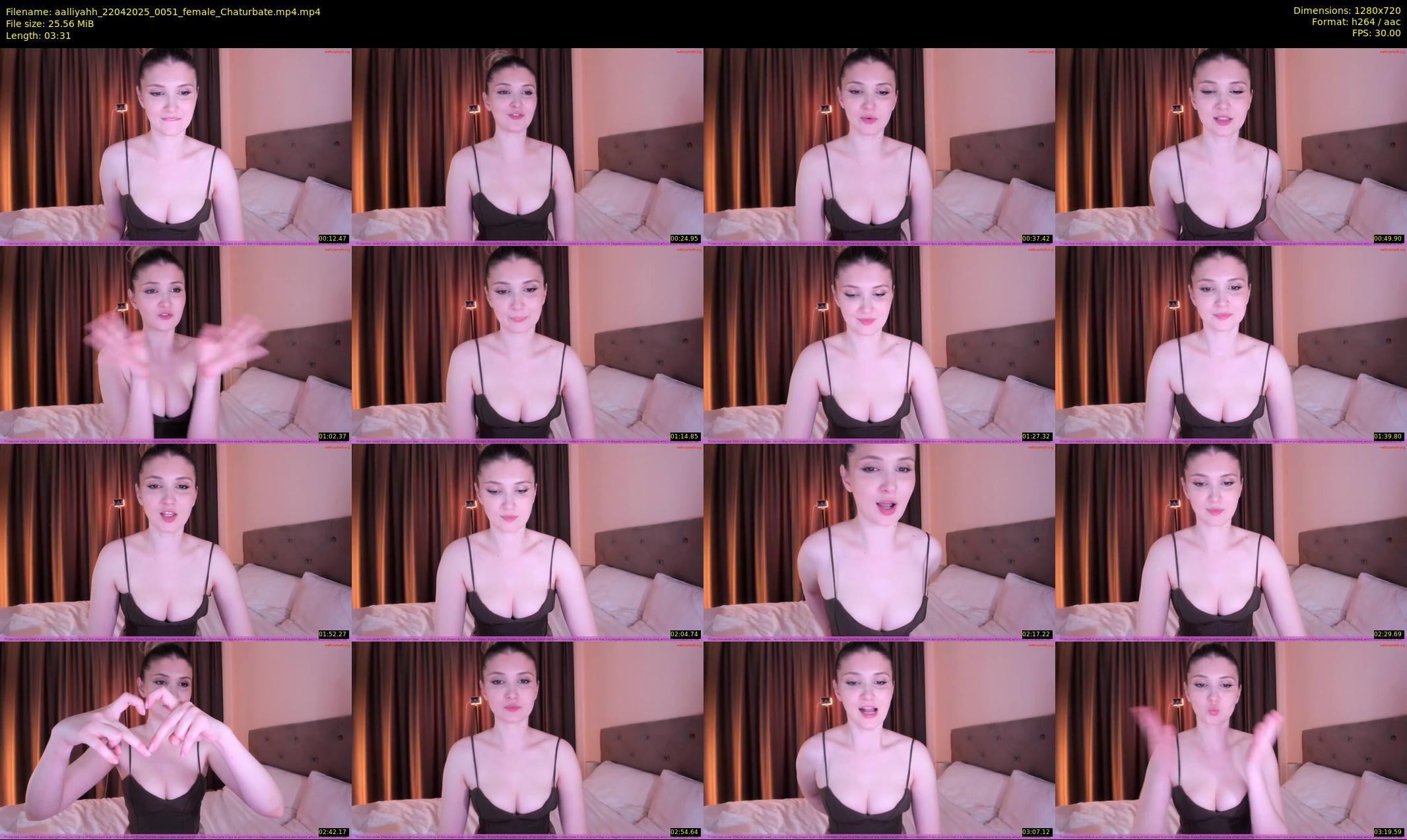 aalliyahh — 4 minute Chaturbate female cam show recording, 720p, Apr 22, 2025