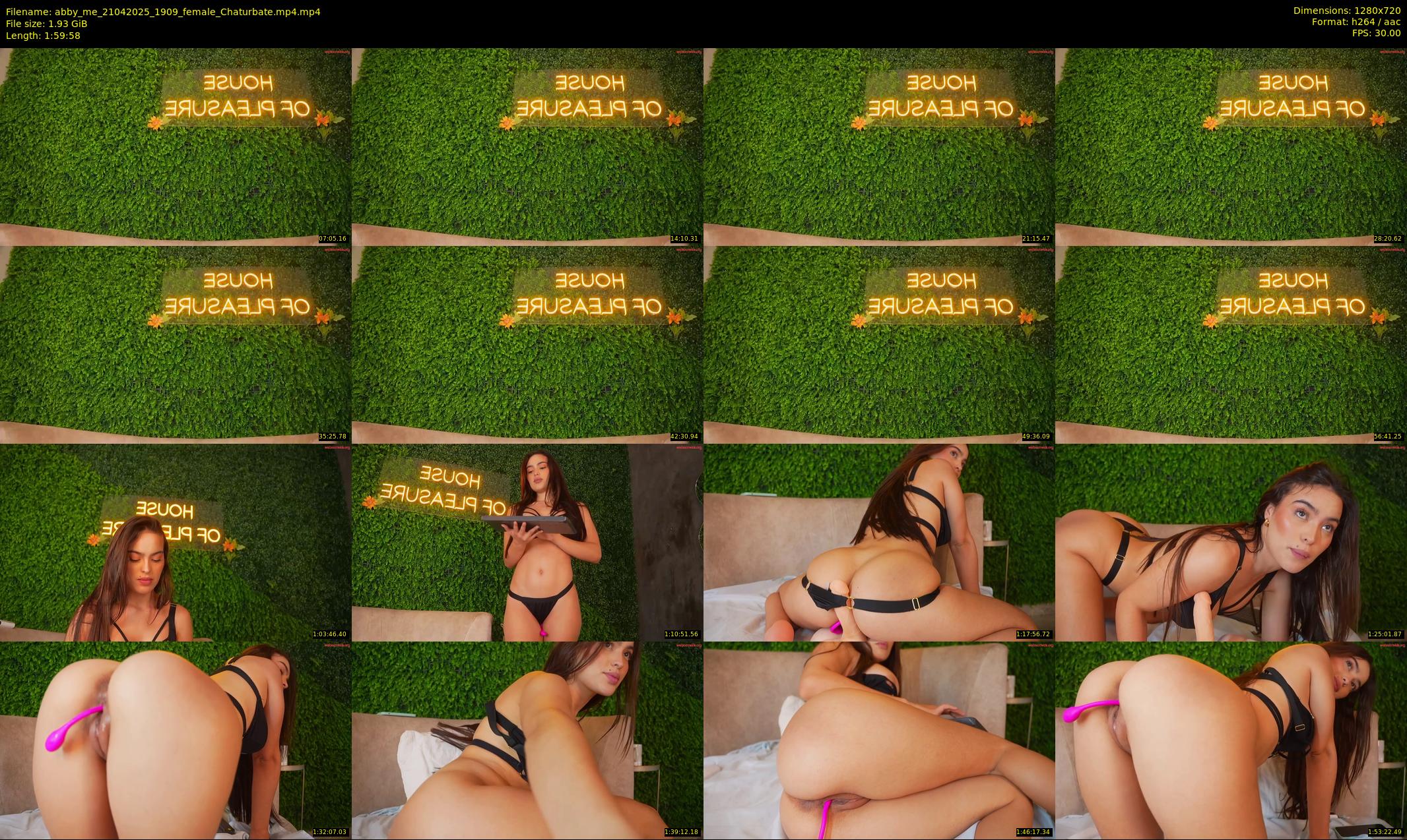 abby_me — 120 minute Chaturbate female cam show recording, 720p, Apr 21, 2025