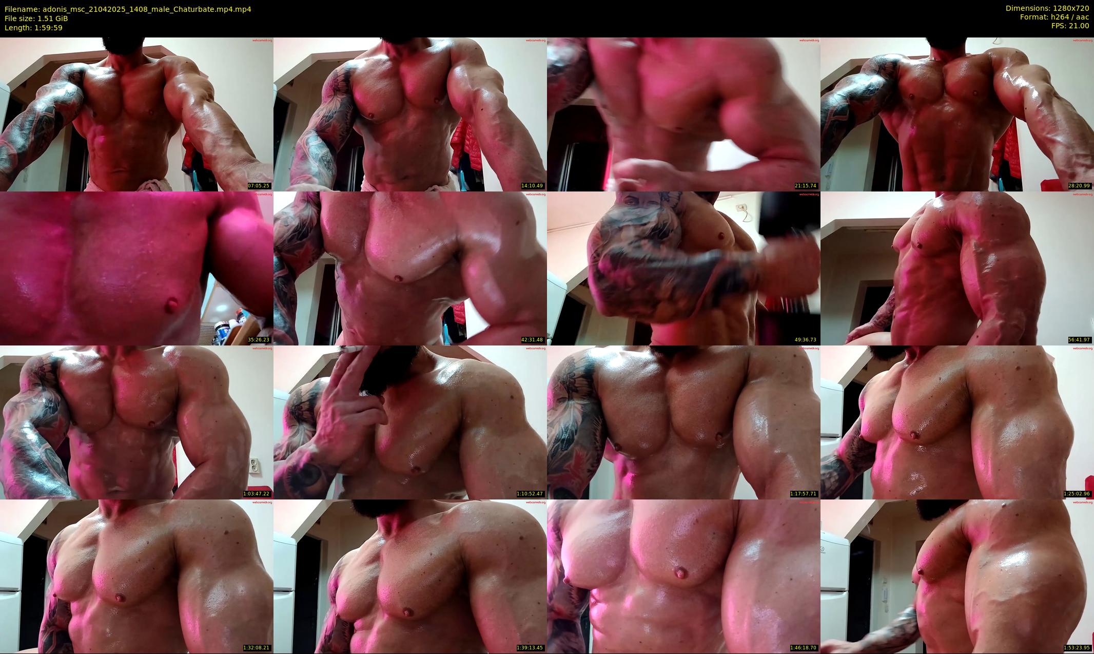 adonis_msc — 120 minute Chaturbate male cam show recording, 720p, Apr 21, 2025