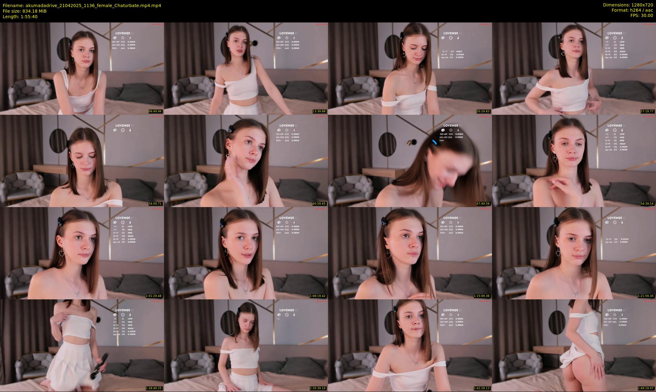 akumadadrive — 116 minute Chaturbate female cam show recording, 720p, Apr 21, 2025