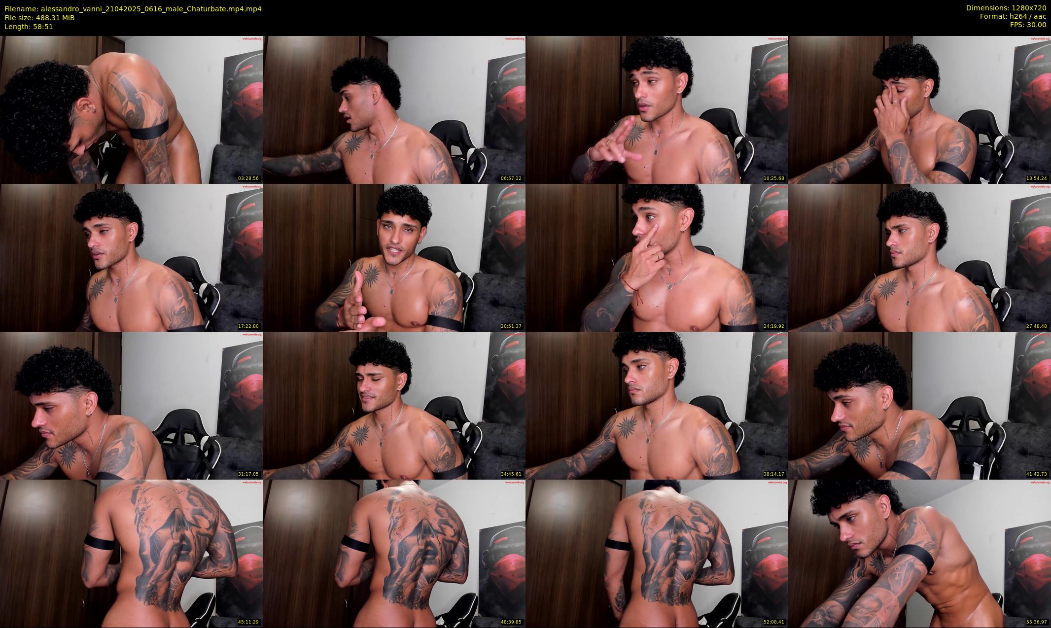 alessandro_vanni — 59 minute Chaturbate male cam show recording, 720p, Apr 21, 2025