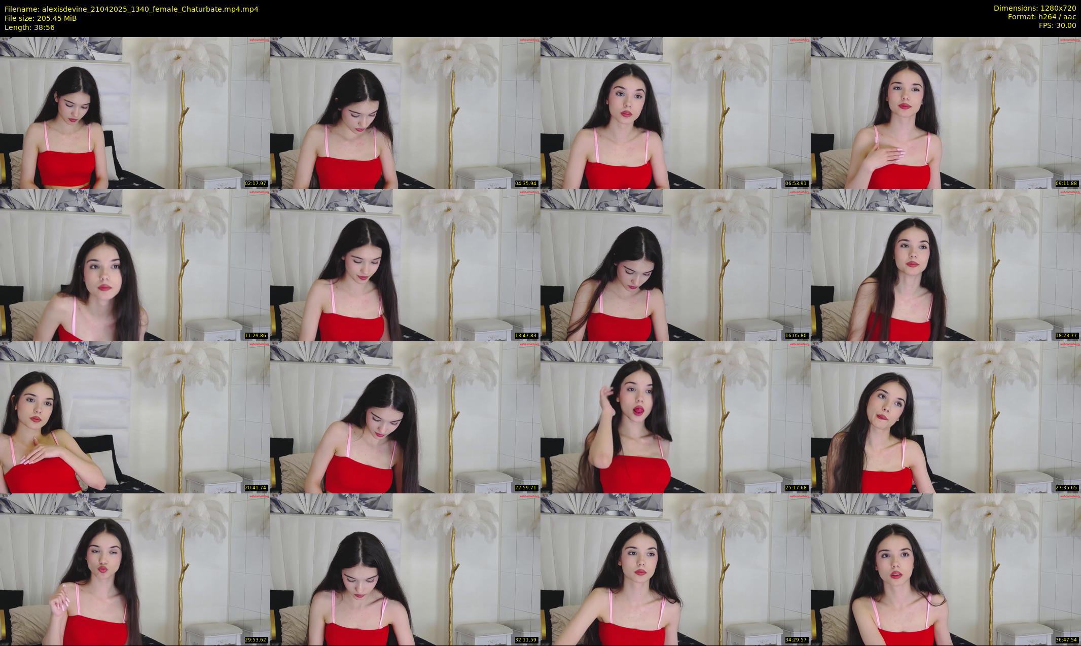 alexisdevine — 39 minute Chaturbate female cam show recording, 720p, Apr 21, 2025