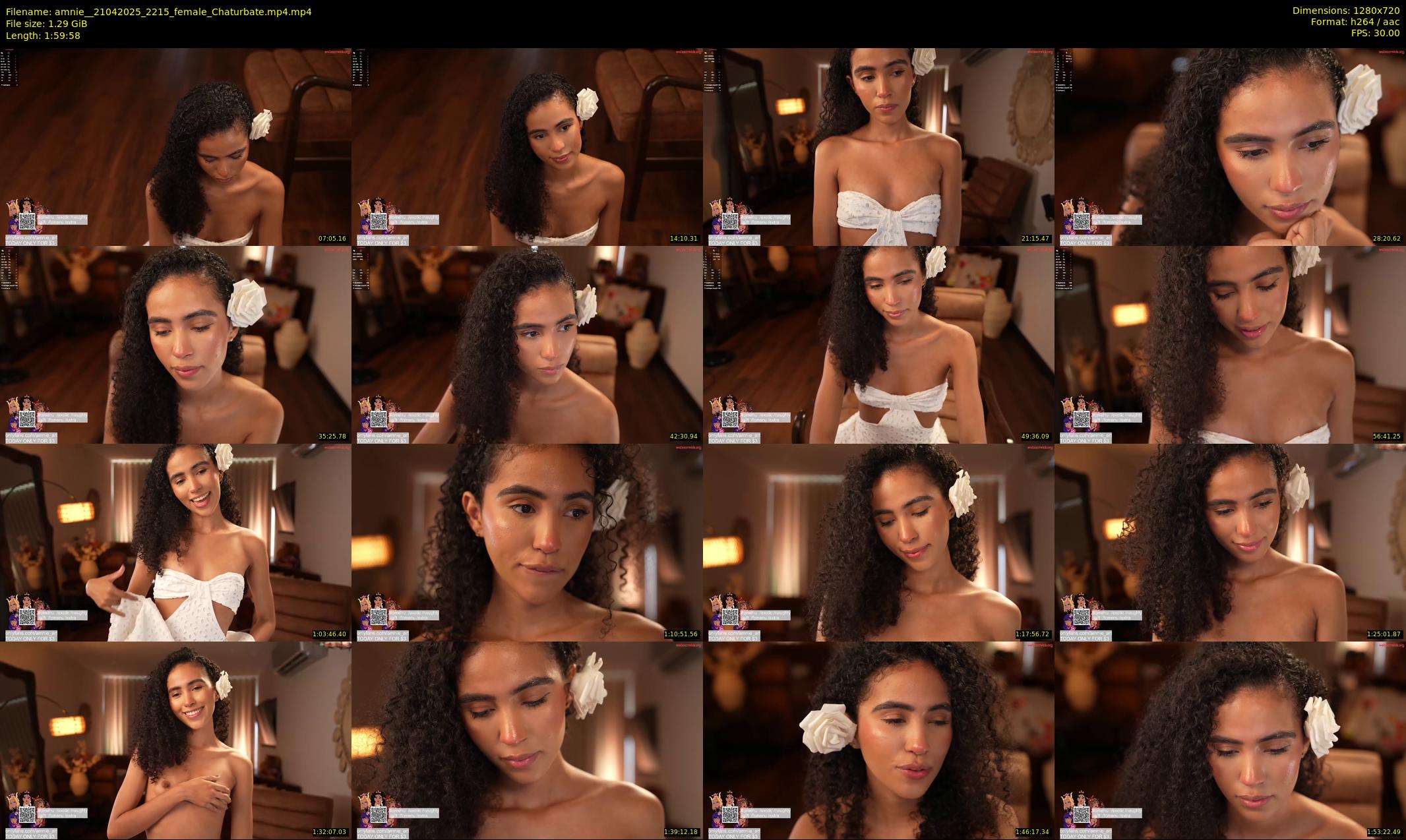 amnie_ — 120 minute Chaturbate female cam show recording, 720p, Apr 21, 2025