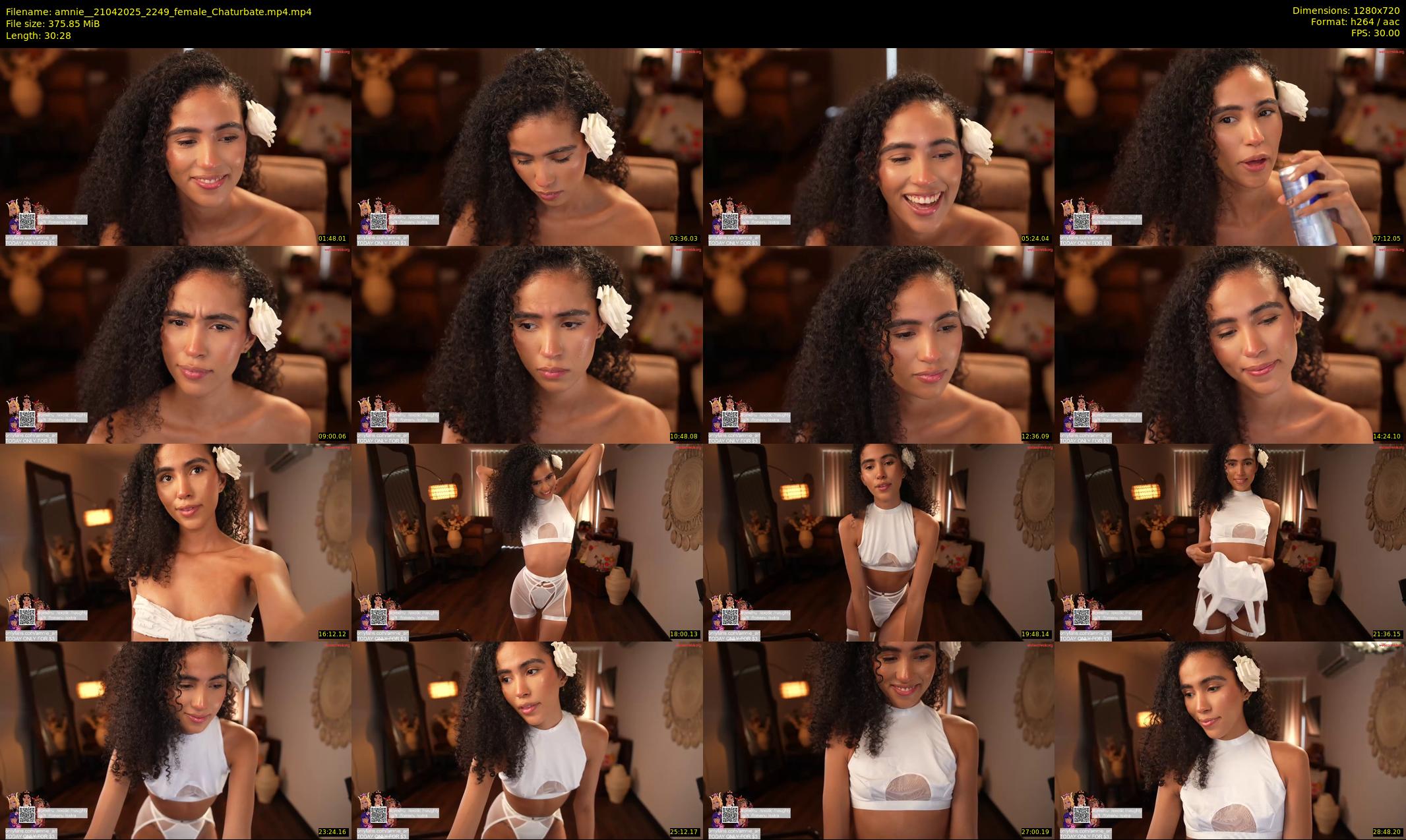 amnie_ — 31 minute Chaturbate female cam show recording, 720p, Apr 21, 2025