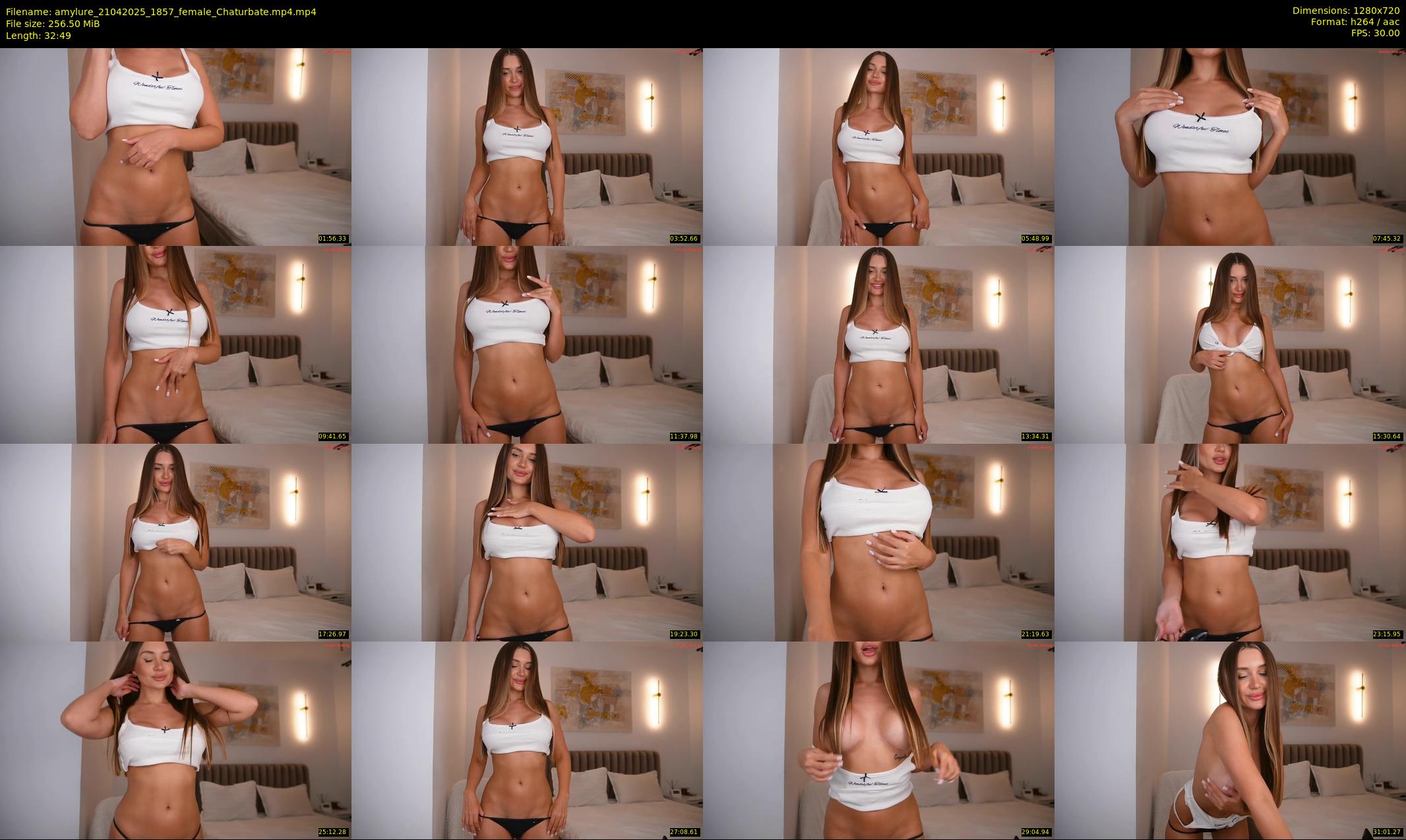 amylure — 33 minute Chaturbate female cam show recording, 720p, Apr 21, 2025