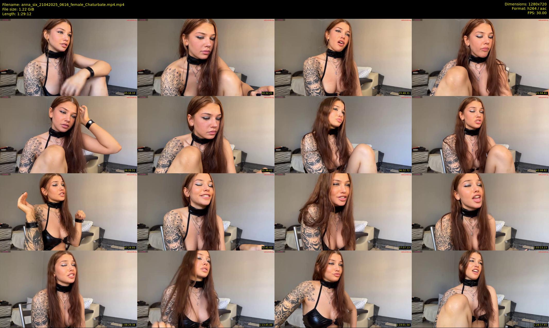 anna_six — 90 minute Chaturbate female cam show recording, 720p, Apr 21, 2025