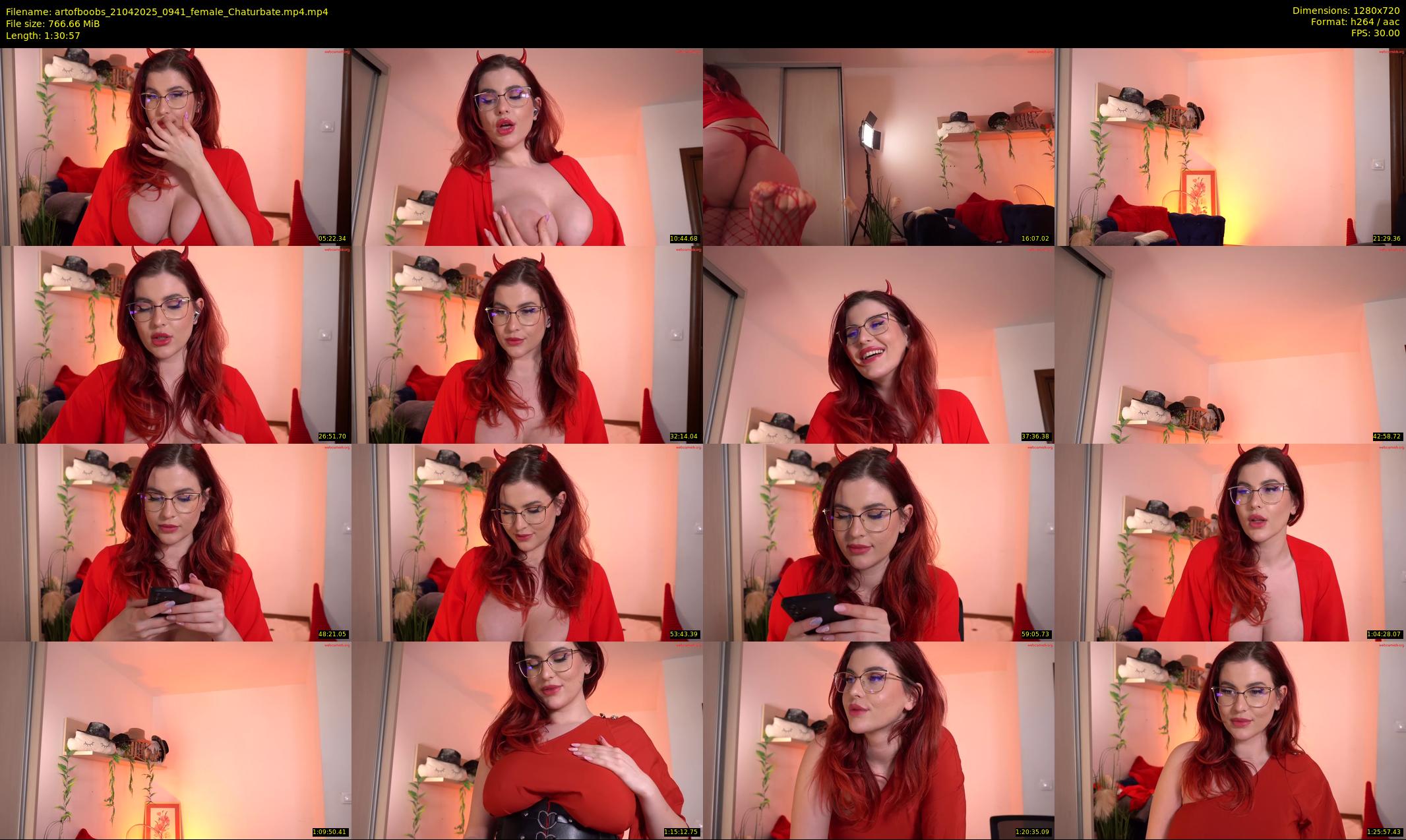 artofboobs — 91 minute Chaturbate female cam show recording, 720p, Apr 21, 2025