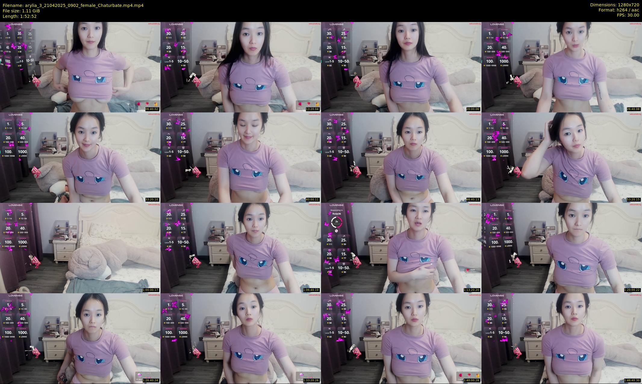 arylia_3 — 113 minute Chaturbate female cam show recording, 720p, Apr 21, 2025