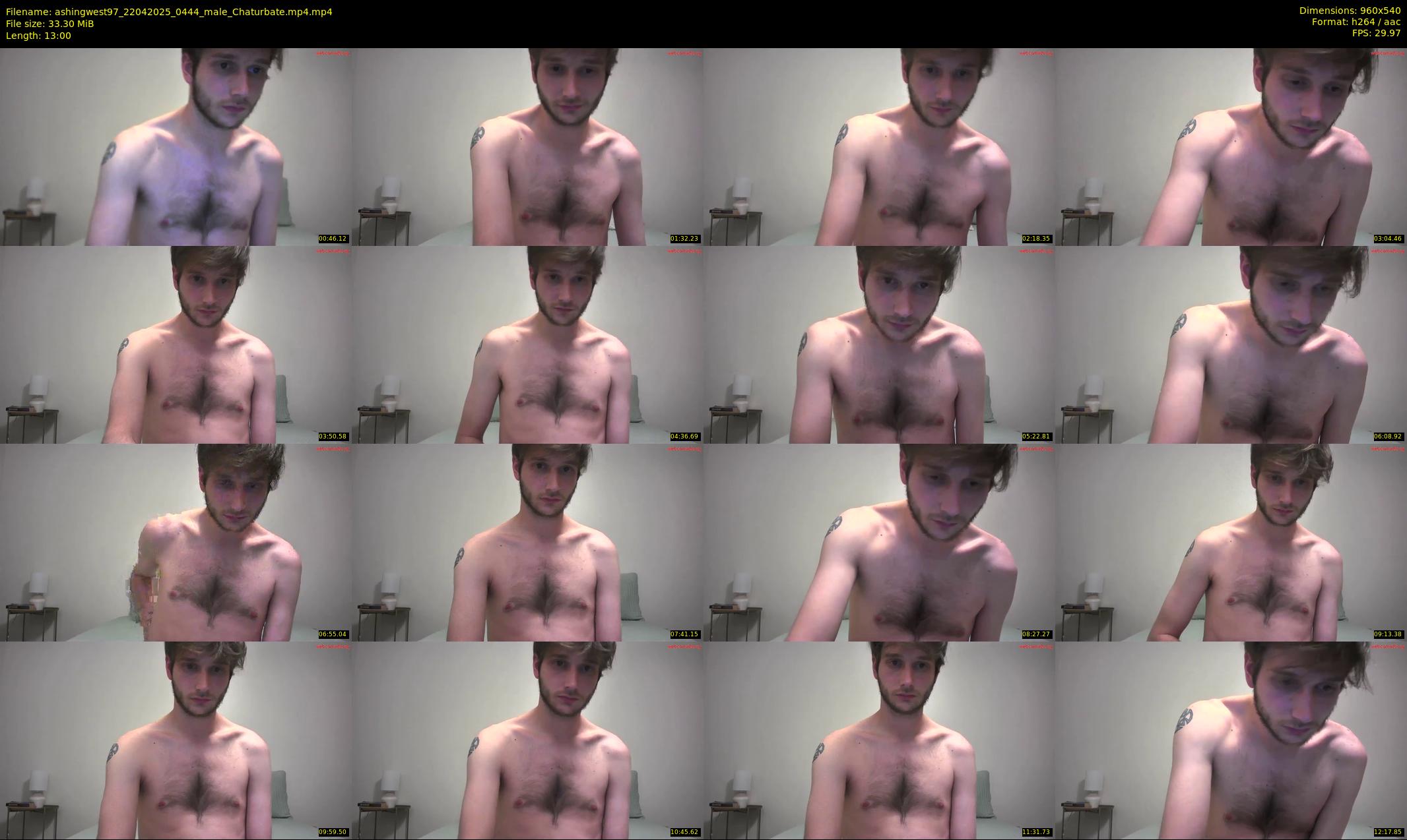 ashingwest97 — 13 minute Chaturbate male cam show recording, 480p, Apr 22, 2025