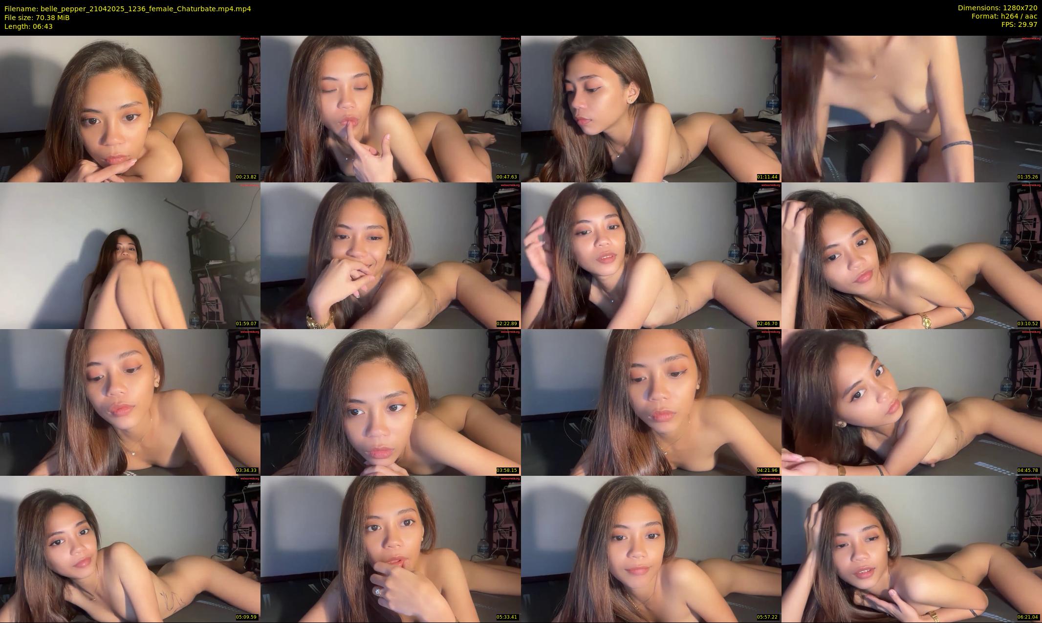 belle_pepper — 7 minute Chaturbate female cam show recording, 720p, Apr 21, 2025