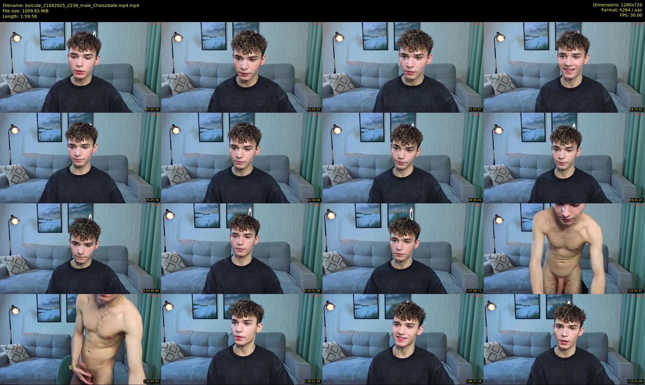 boicute — 120 minute Chaturbate male cam show recording, 720p, Apr 21, 2025