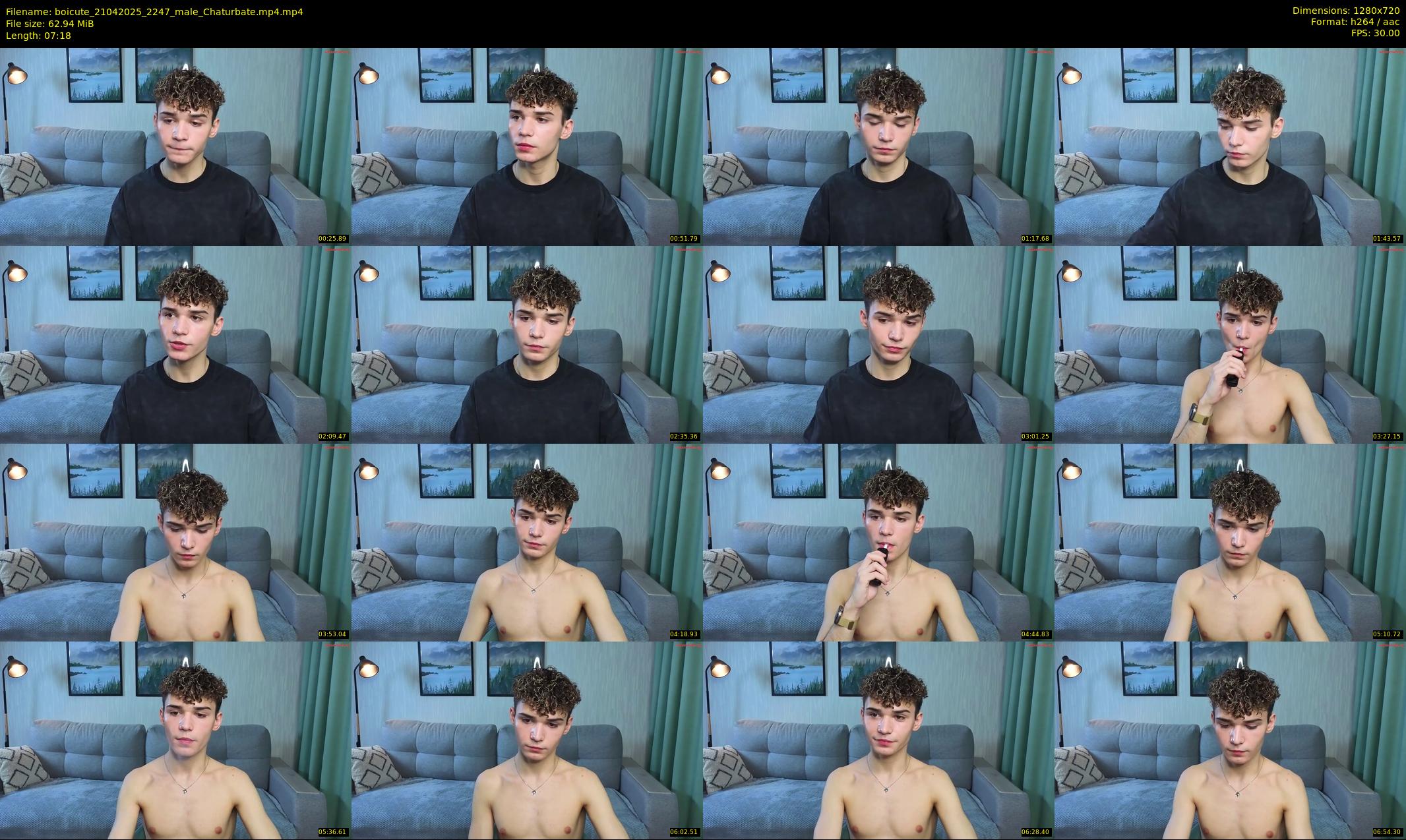 boicute — 8 minute Chaturbate male cam show recording, 720p, Apr 21, 2025