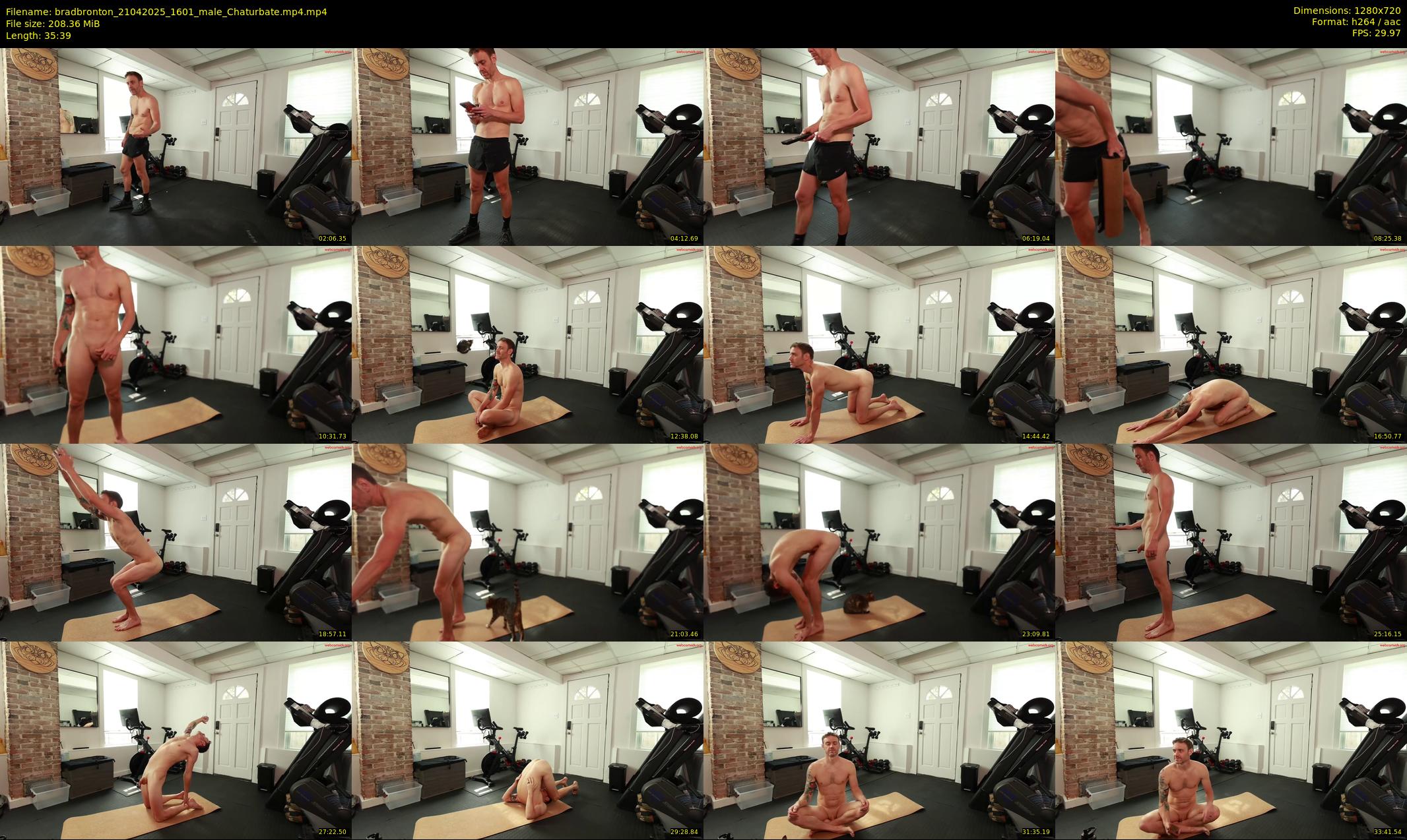 bradbronton — 36 minute Chaturbate male cam show recording, 720p, Apr 21, 2025