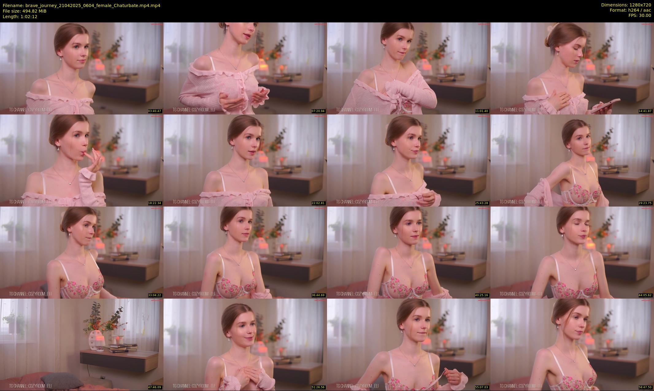 brave_journey — 63 minute Chaturbate female cam show recording, 720p, Apr 21, 2025
