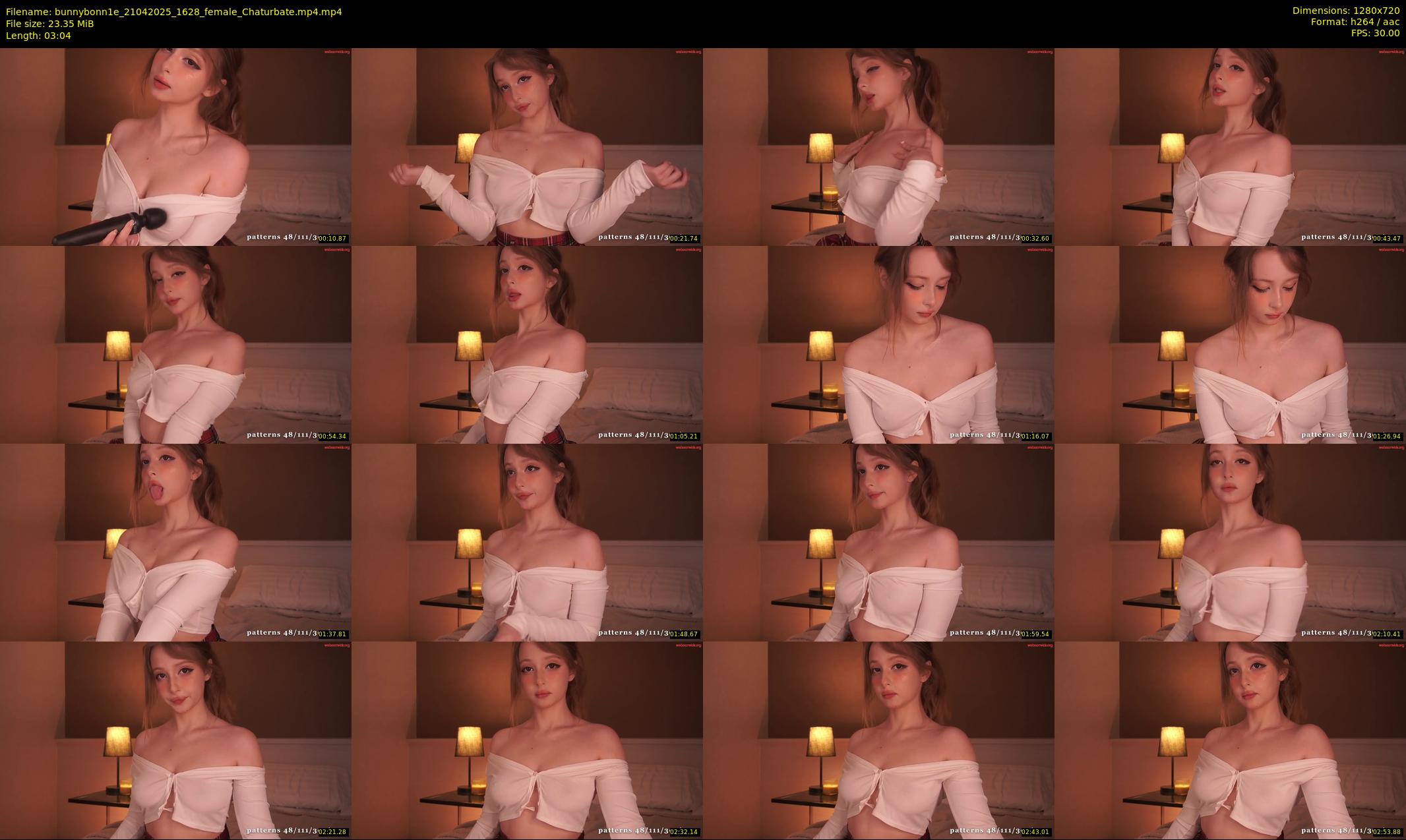 bunnybonn1e — 4 minute Chaturbate female cam show recording, 720p, Apr 21, 2025