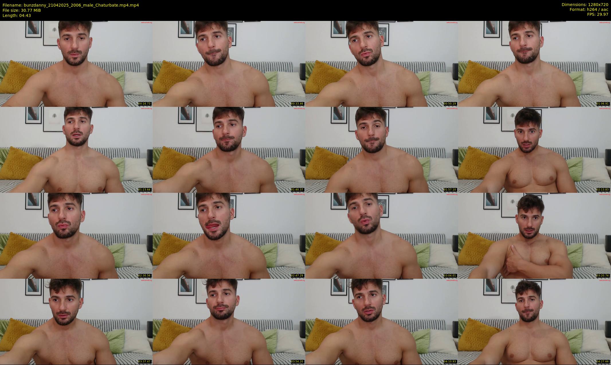 bunzdanny — 5 minute Chaturbate male cam show recording, 720p, Apr 21, 2025