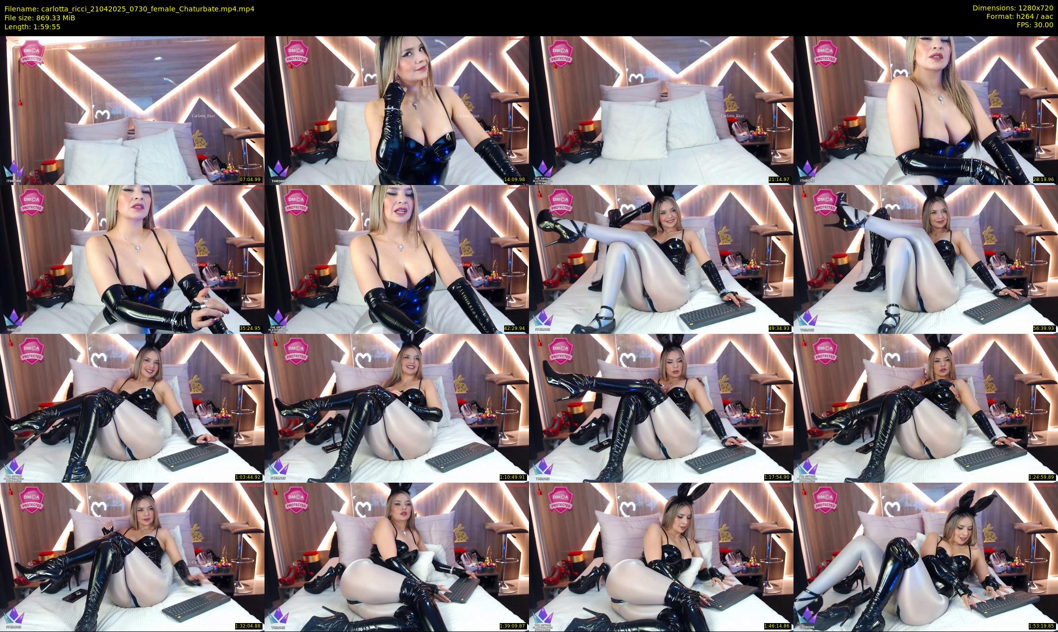carlotta_ricci — 120 minute Chaturbate female cam show recording, 720p, Apr 21, 2025