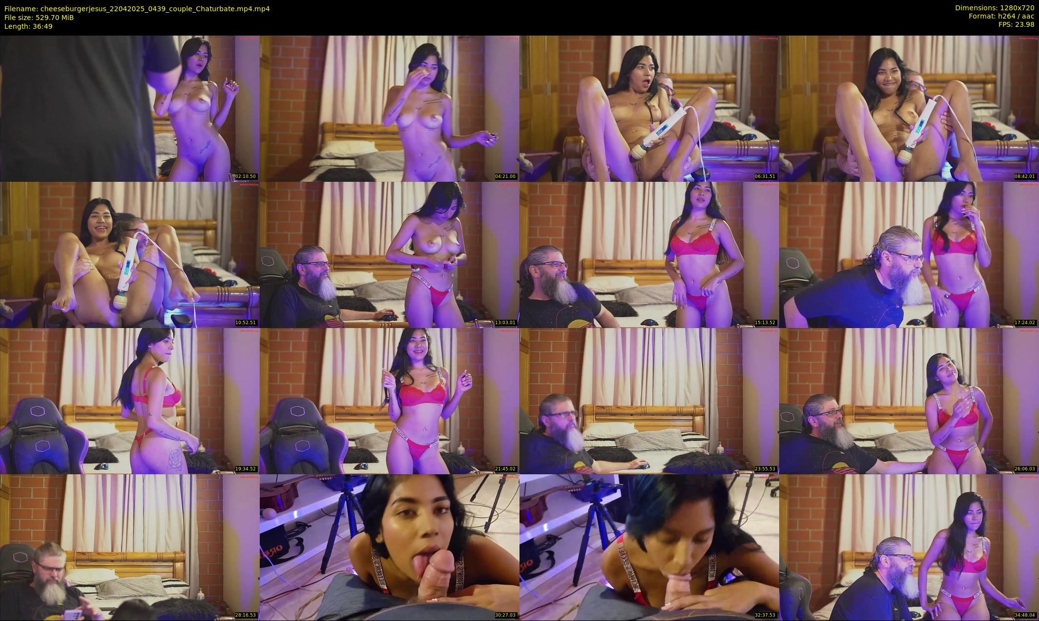 cheeseburgerjesus — 37 minute Chaturbate couple cam show recording, 720p, Apr 22, 2025
