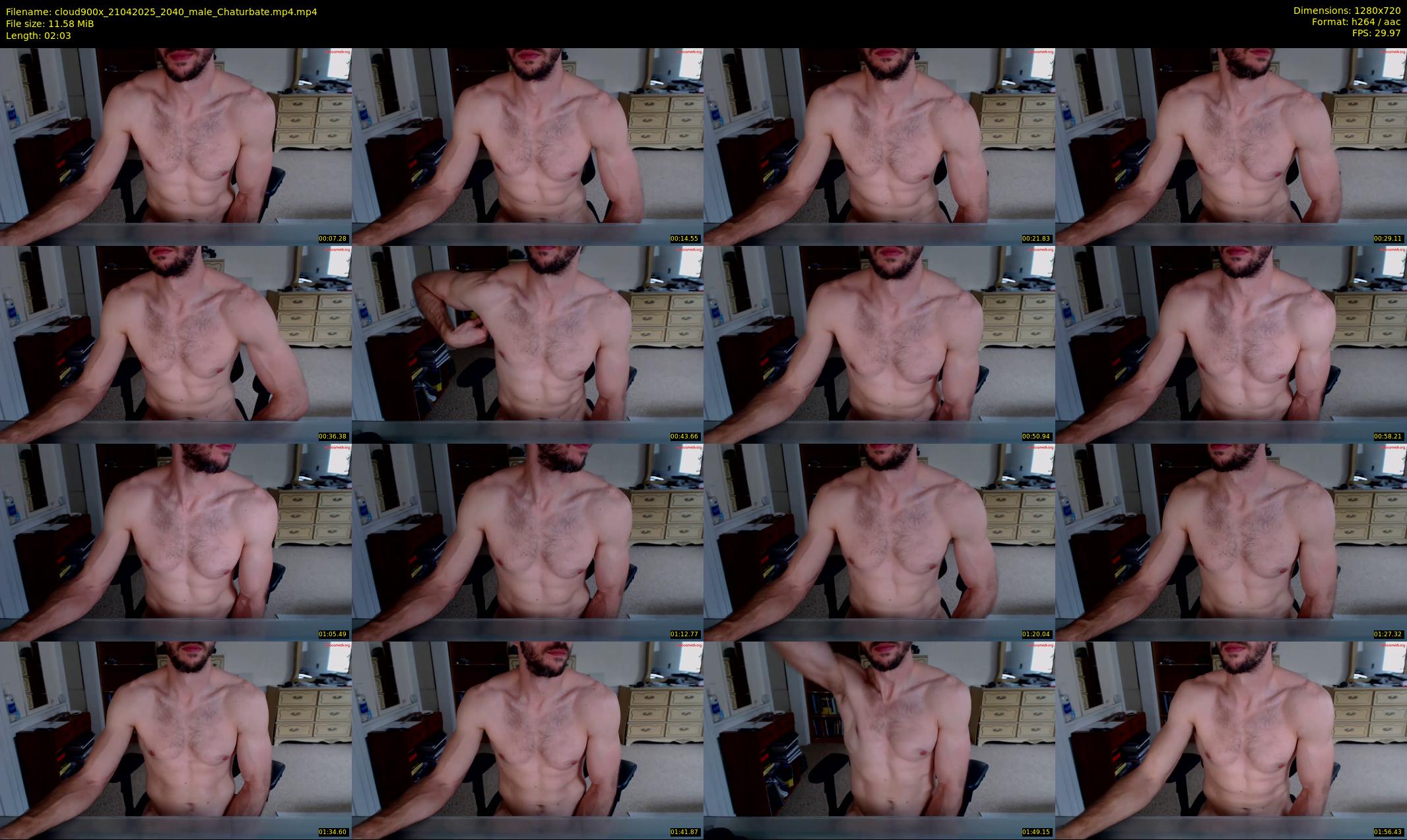 cloud900x — 3 minute Chaturbate male cam show recording, 720p, Apr 21, 2025
