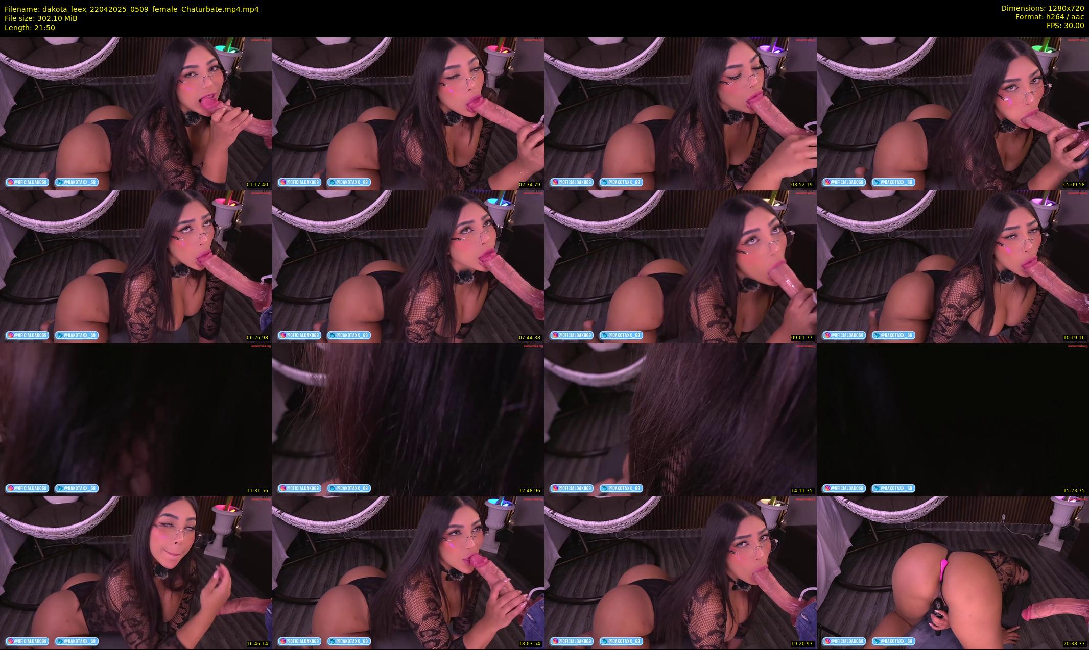 dakota_leex — 22 minute Chaturbate female cam show recording, 720p, Apr 22, 2025