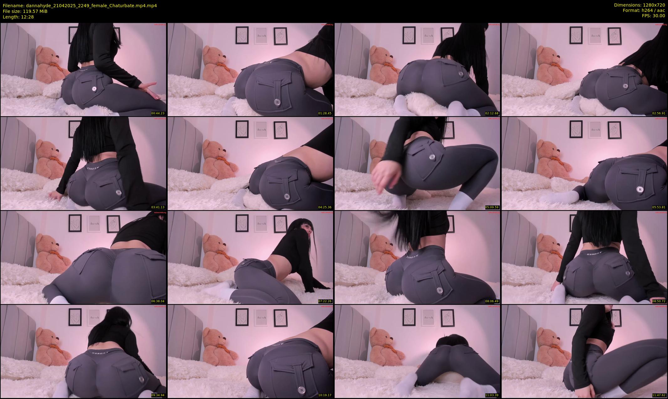 dannahyde — 13 minute Chaturbate female cam show recording, 720p, Apr 21, 2025