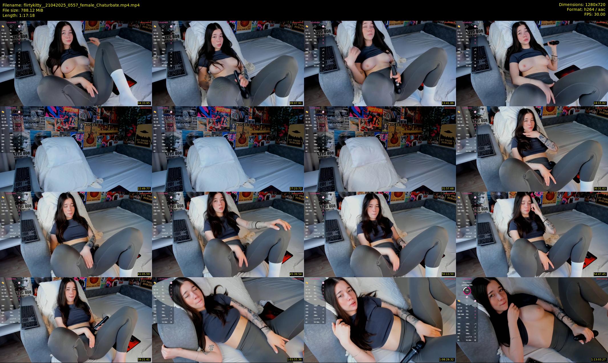 flirtykitty_ — 78 minute Chaturbate female cam show recording, 720p, Apr 21, 2025