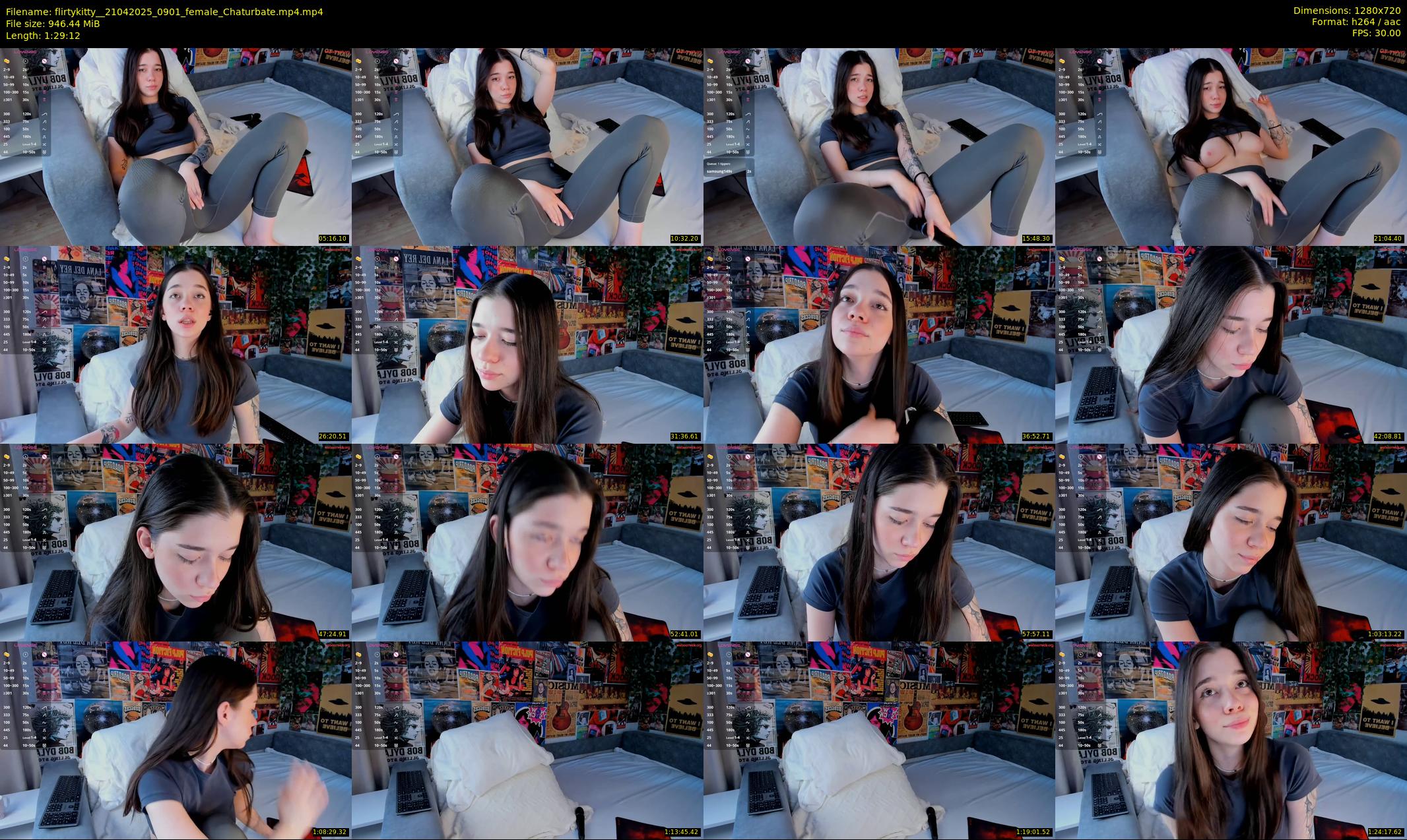 flirtykitty_ — 90 minute Chaturbate female cam show recording, 720p, Apr 21, 2025