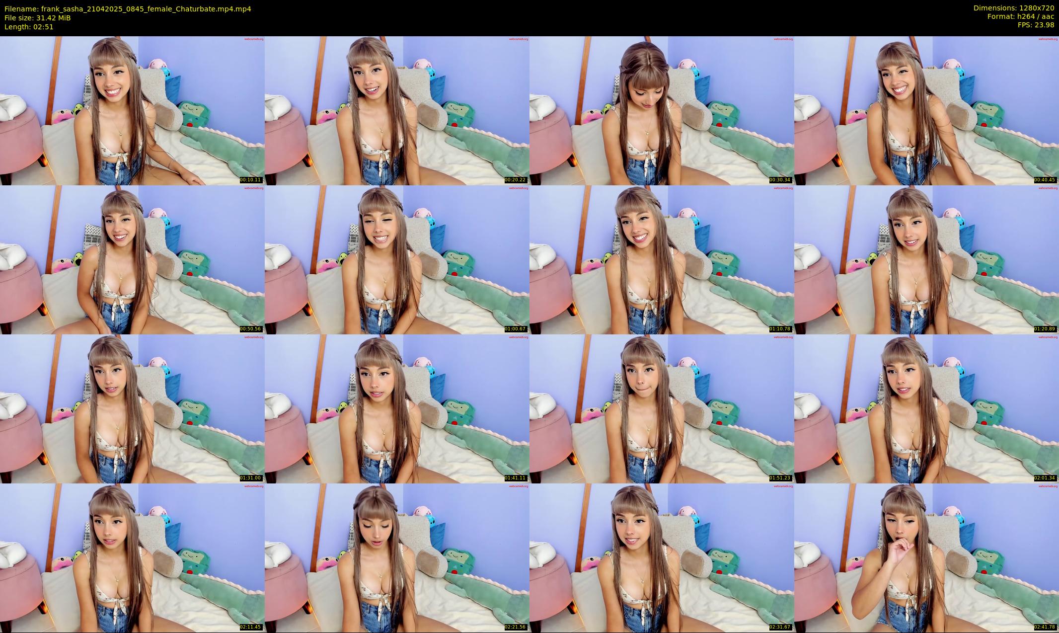 frank_sasha — 3 minute Chaturbate couple cam show recording, 720p, Apr 21, 2025
