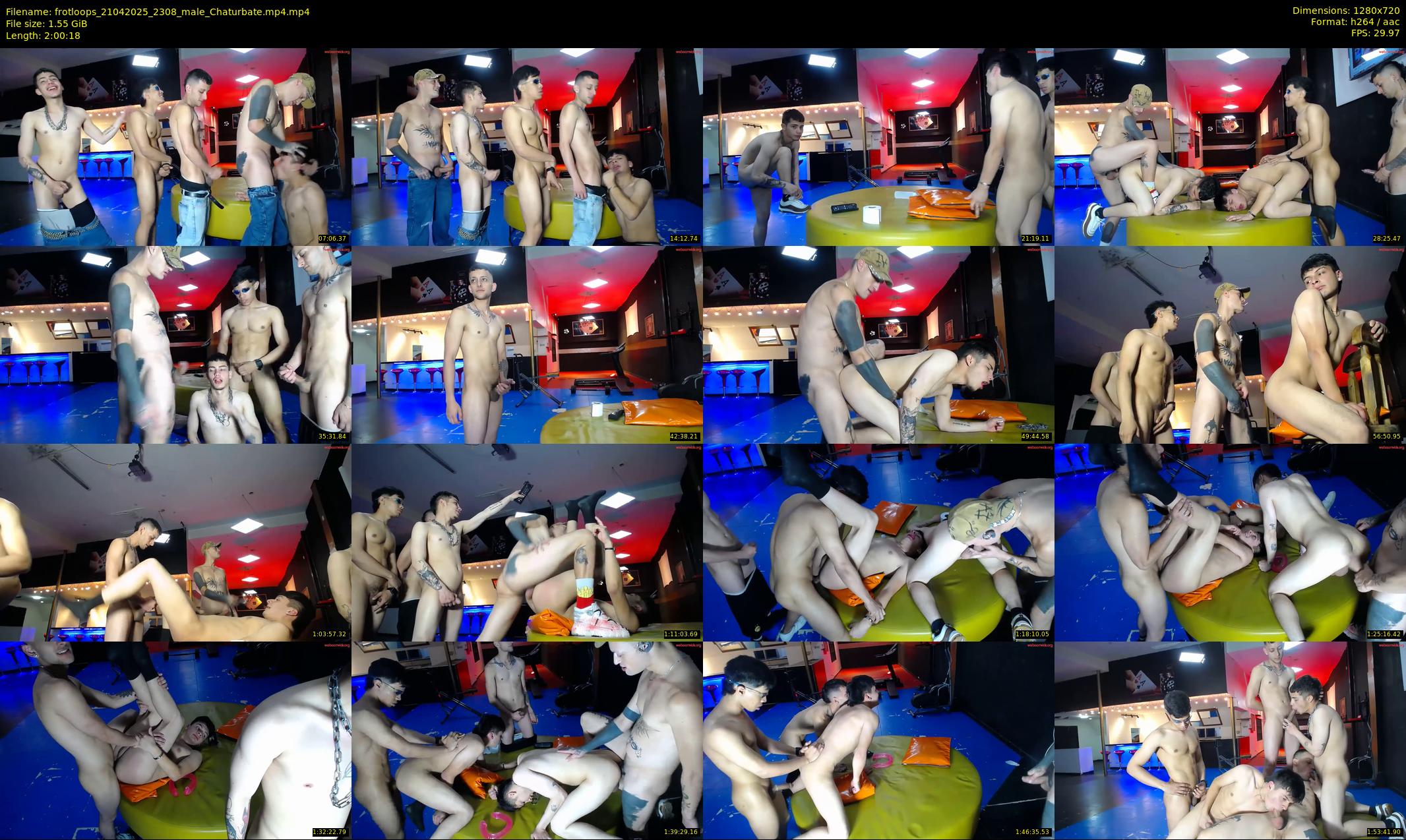 frotloops — 121 minute Chaturbate male cam show recording, 720p, Apr 21, 2025