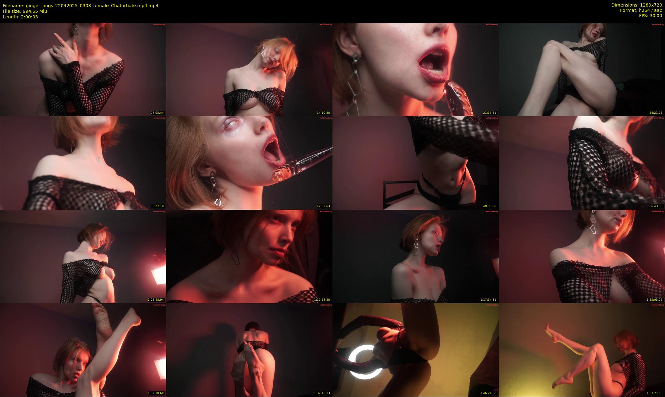ginger_hugs — 121 minute Chaturbate female cam show recording, 720p, Apr 22, 2025