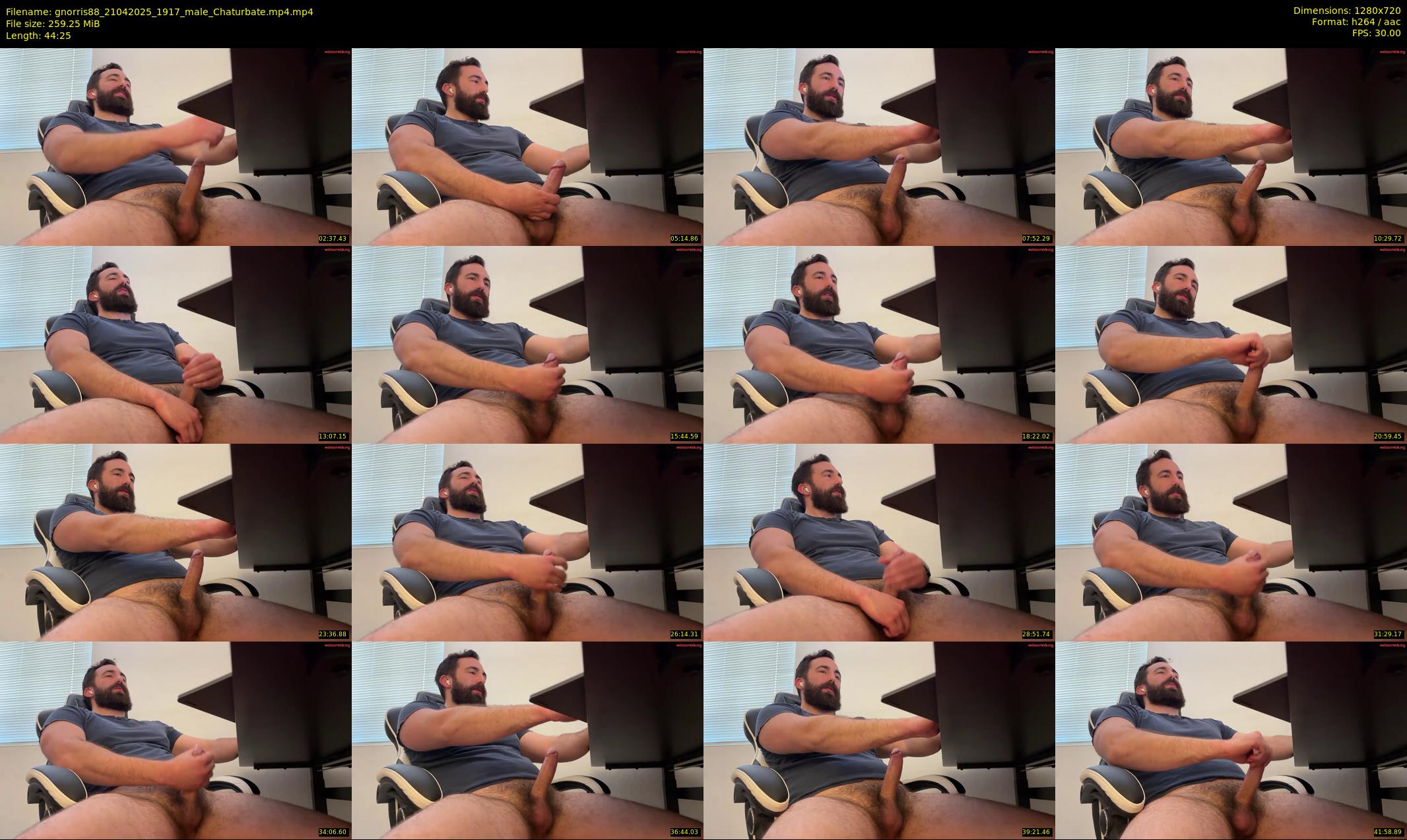 gnorris88 — 45 minute Chaturbate male cam show recording, 720p, Apr 21, 2025