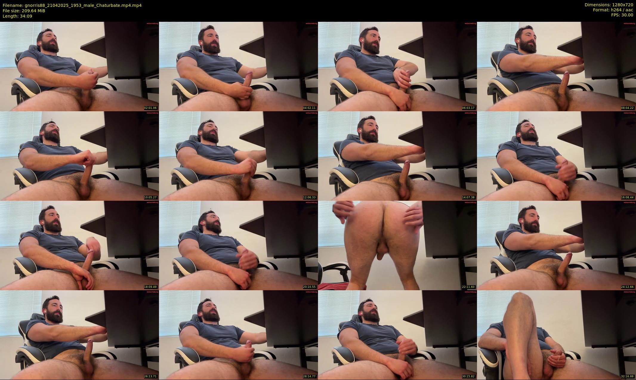 gnorris88 — 35 minute Chaturbate male cam show recording, 720p, Apr 21, 2025
