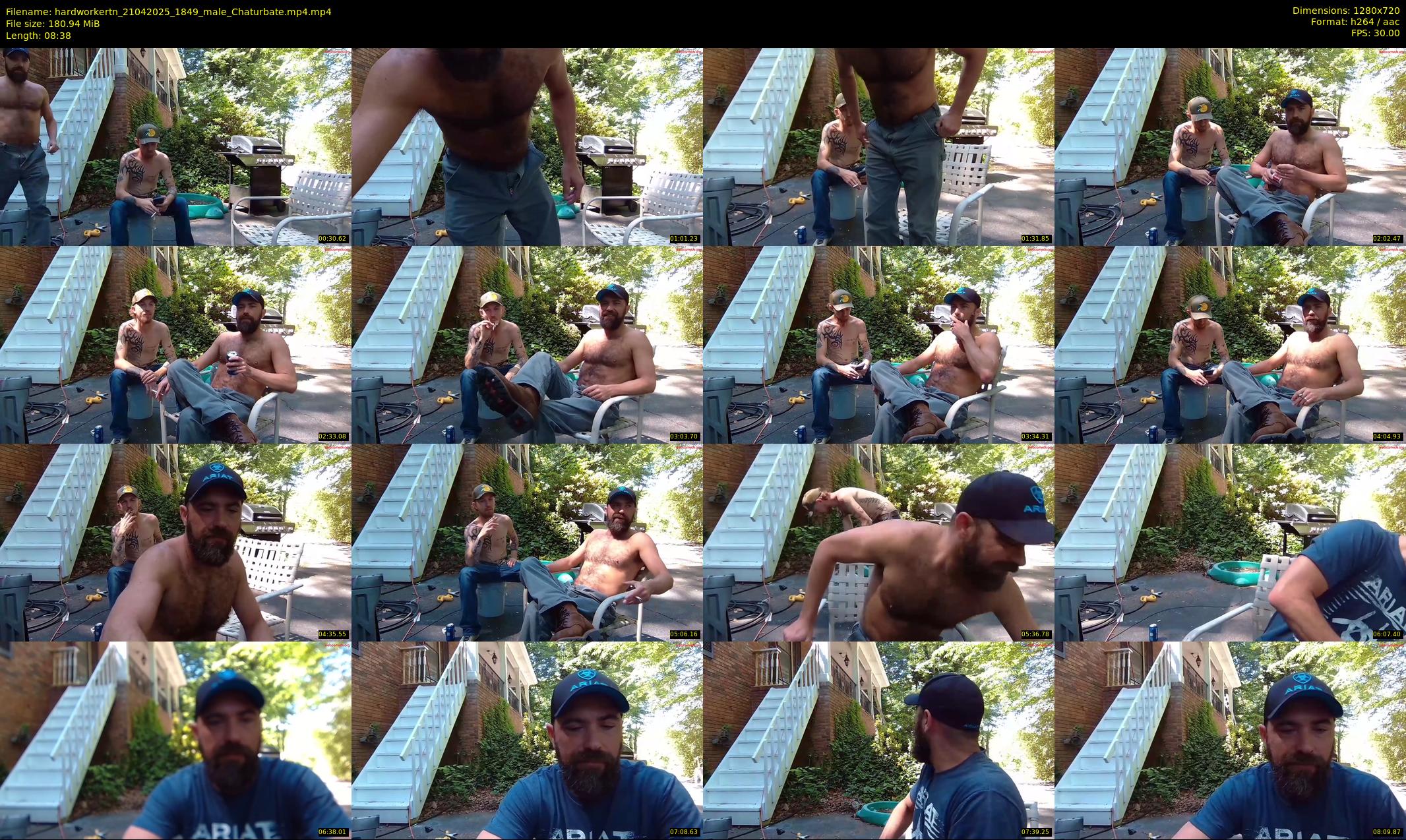 hardworkertn — 9 minute Chaturbate male cam show recording, 720p, Apr 21, 2025