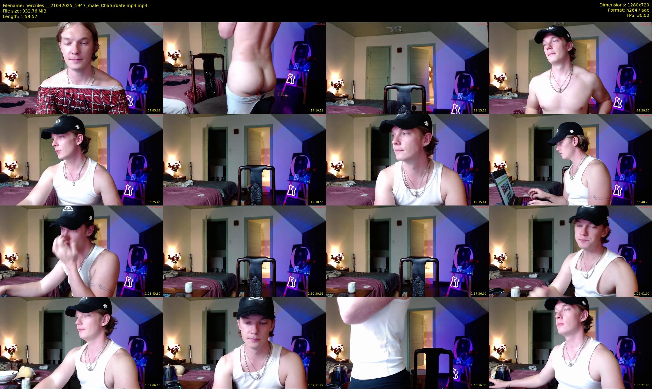 hercules__ — 120 minute Chaturbate male cam show recording, 720p, Apr 21, 2025