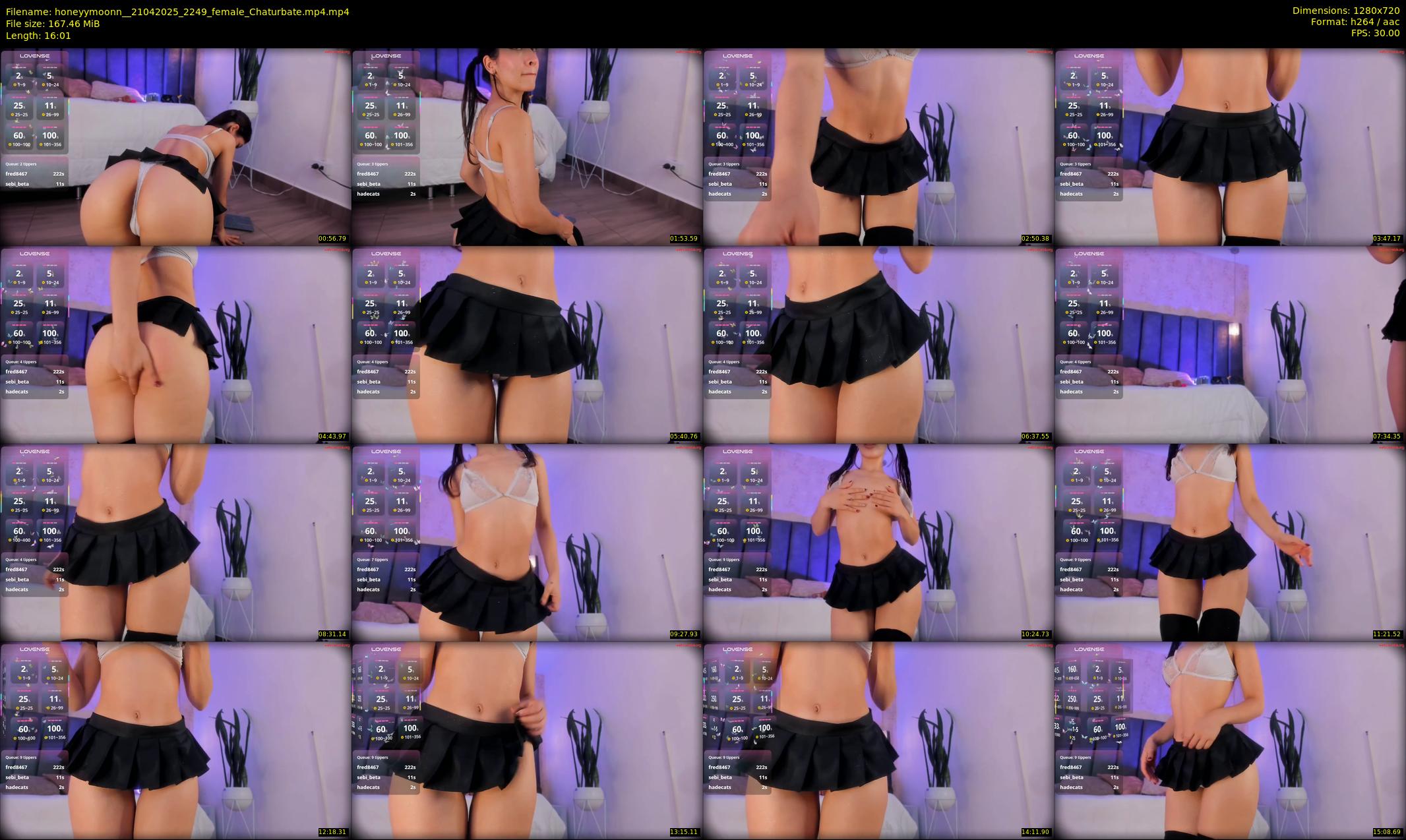 honeyymoonn_ — 17 minute Chaturbate female cam show recording, 720p, Apr 21, 2025