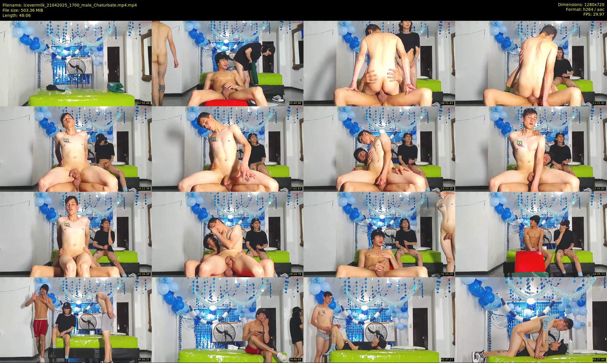 icevermilk — 49 minute Chaturbate male cam show recording, 720p, Apr 21, 2025