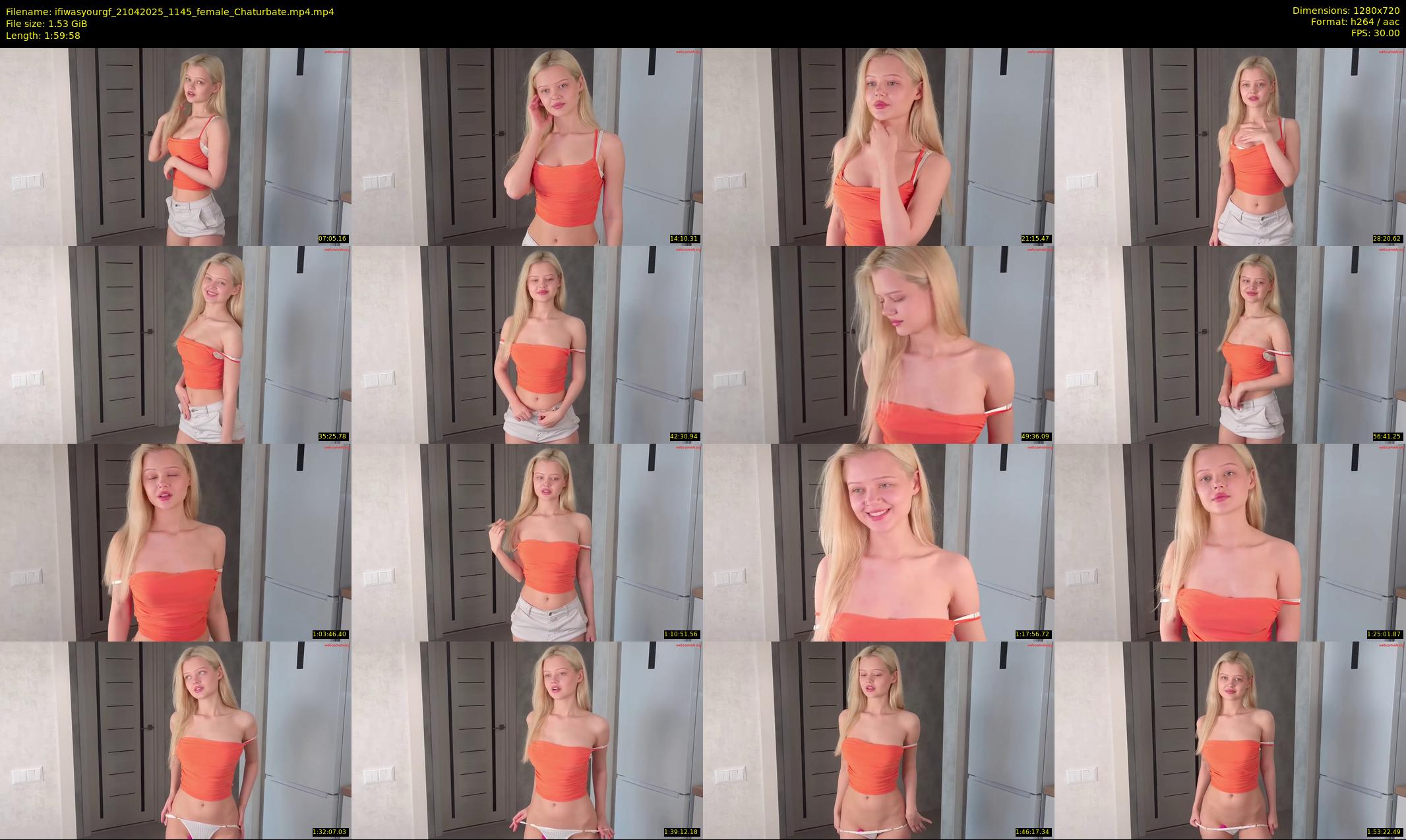ifiwasyourgf — 120 minute Chaturbate female cam show recording, 720p, Apr 21, 2025