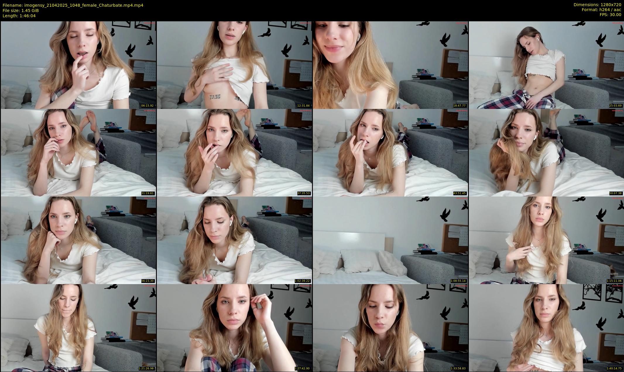 imogensy — 107 minute Chaturbate female cam show recording, 720p, Apr 21, 2025