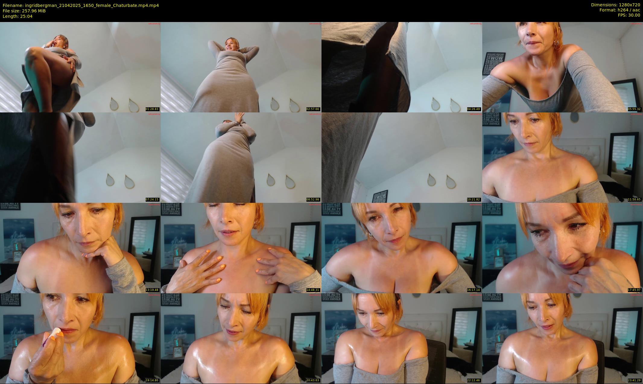 ingridbergman — 26 minute Chaturbate female cam show recording, 720p, Apr 21, 2025