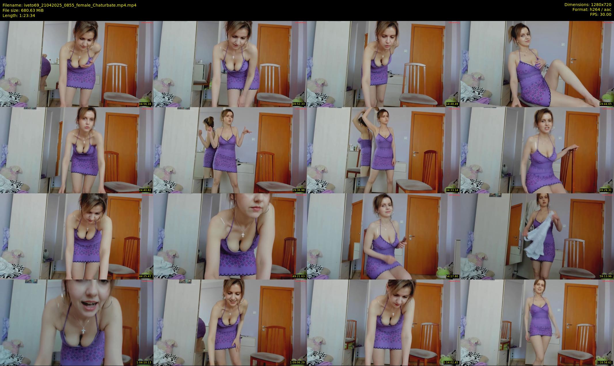 iveto69 — 84 minute Chaturbate female cam show recording, 720p, Apr 21, 2025